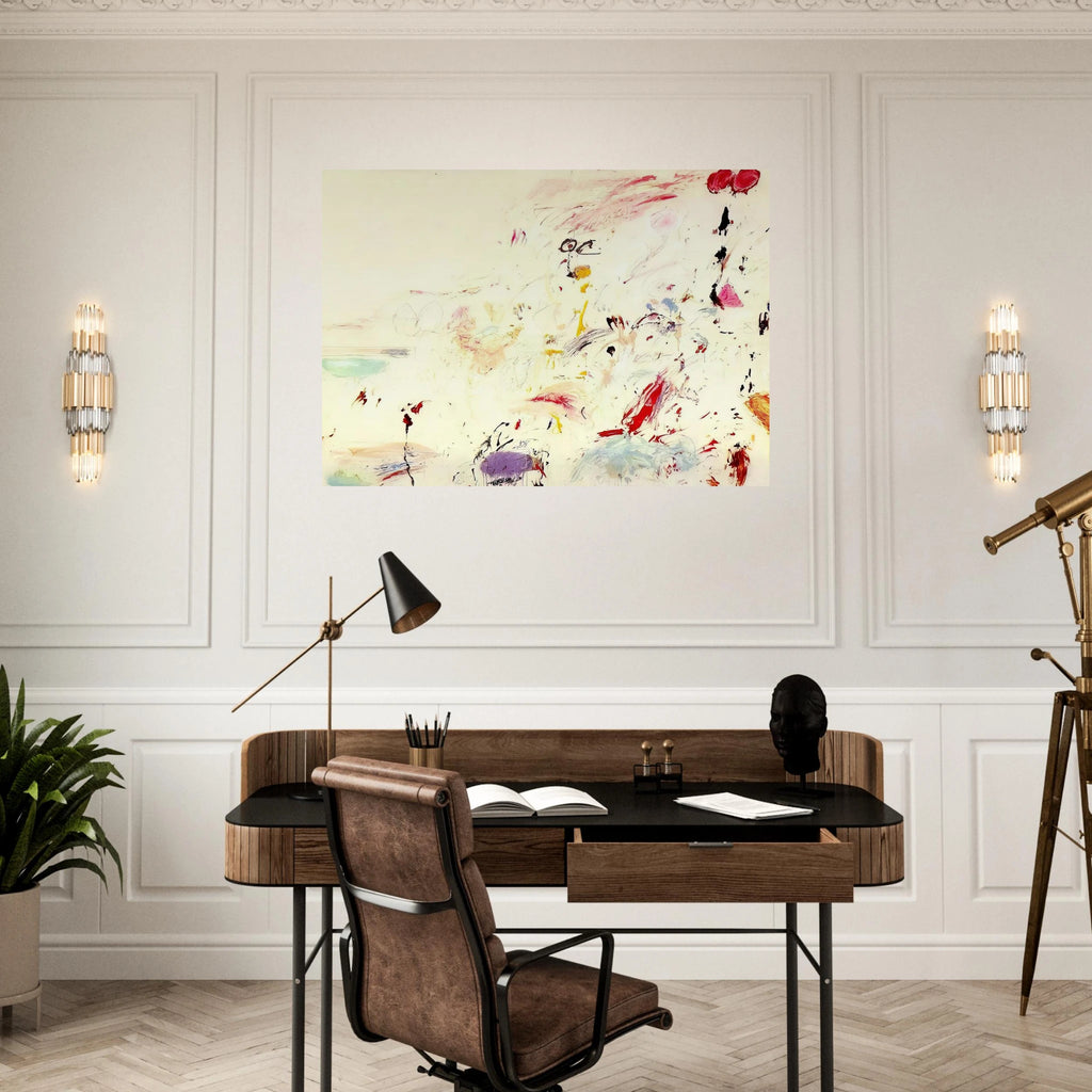 Bay of Naples - Cy Twombly Art Print - A0 (84.1 x 118.9  cm) / 33.1 × 46.8 inches | Cy Twombly Poster | Cy Twombly Prints