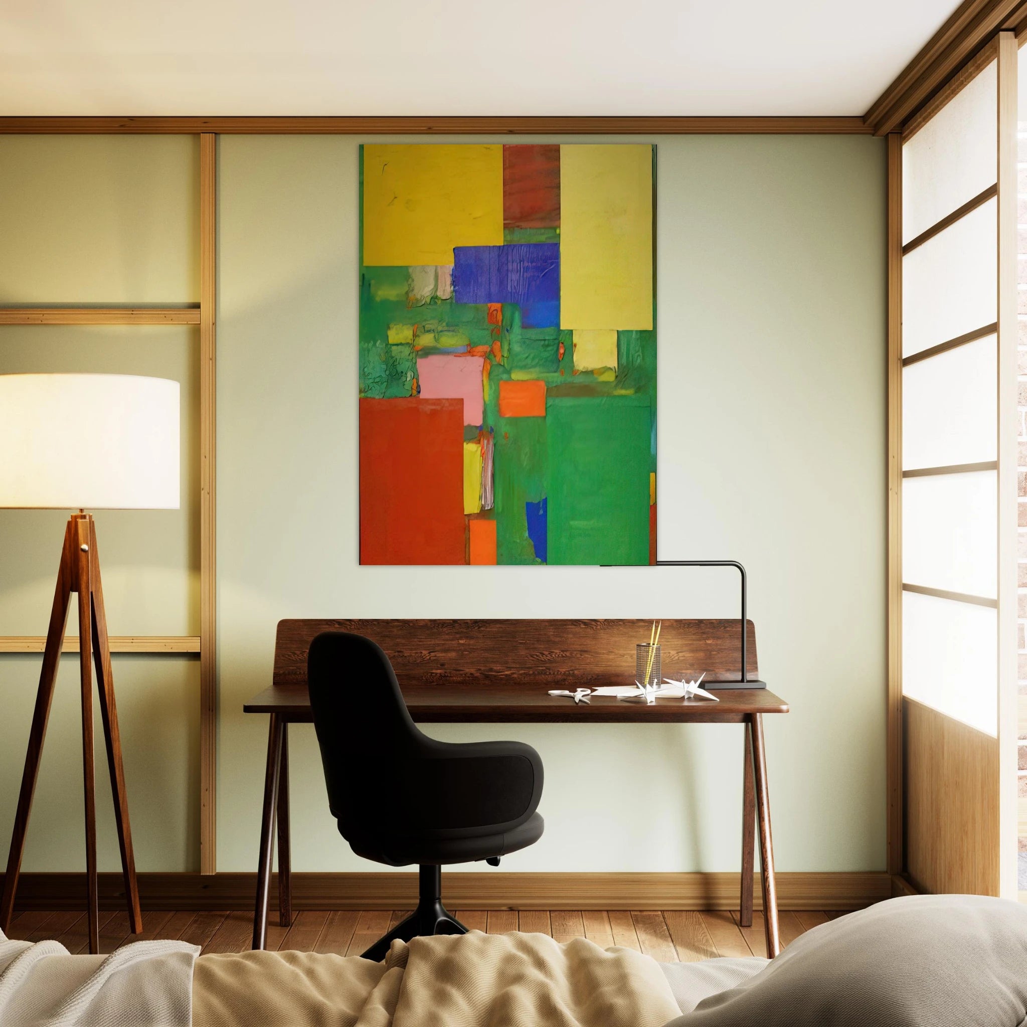 Equipoise - Hans Hofmann Art Print - A0 (84.1 x 118.9  cm) / 33.1 × 46.8 inches | Hans Hofmann Poster | Hans Hofmann Prints