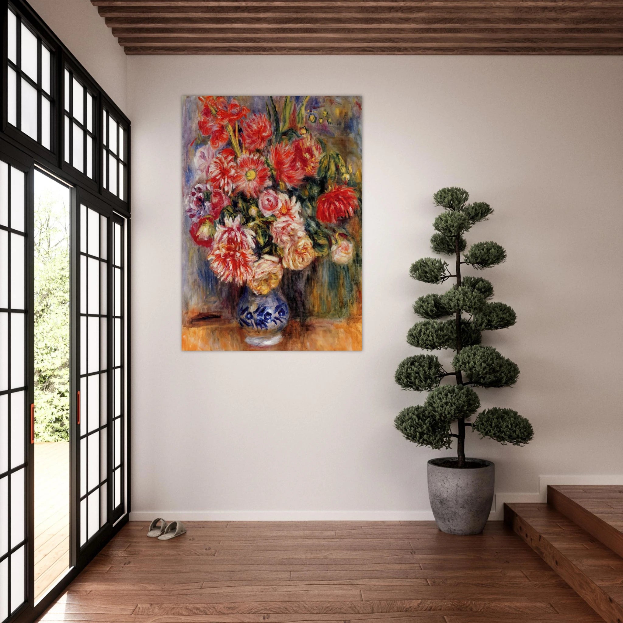 Bouquet - Pierre-Auguste Renoir Art Print - A0 (84.1 x 118.9  cm) / 33.1 × 46.8 inches | Pierre-Auguste Renoir Poster | Pierre-Auguste Renoir Prints