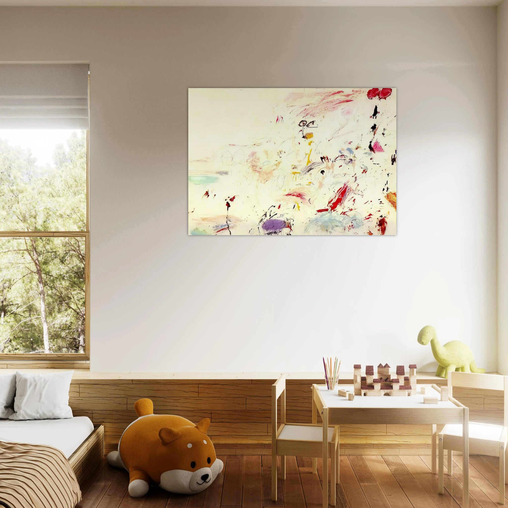 Bay of Naples - Cy Twombly Art Print - A0 (84.1 x 118.9  cm) / 33.1 × 46.8 inches | Cy Twombly Poster | Cy Twombly Prints