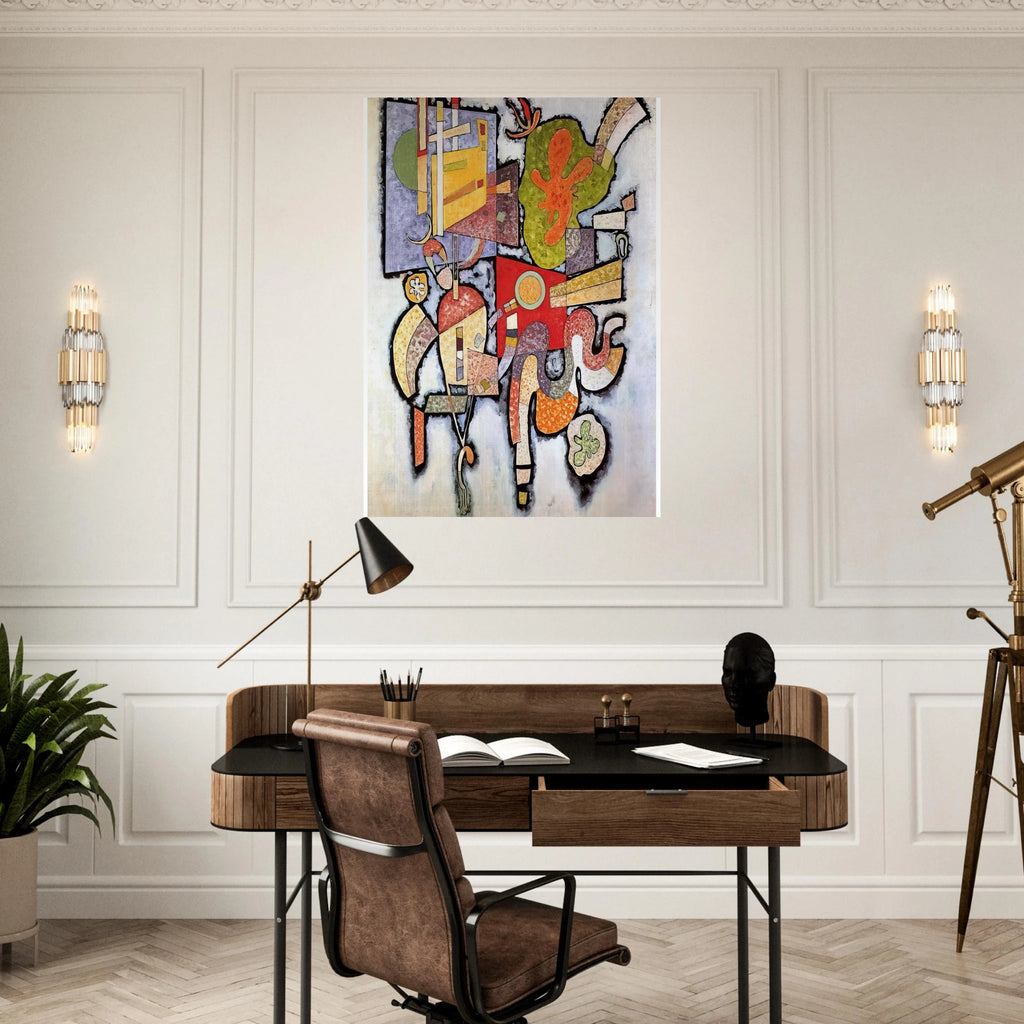 COMPLEX SIMPLE 1939 - Wassily Kandinsky Art Print - A0 (84.1 x 118.9  cm) / 33.1 × 46.8 inches | Wassily Kandinsky Poster | Wassily Kandinsky Prints