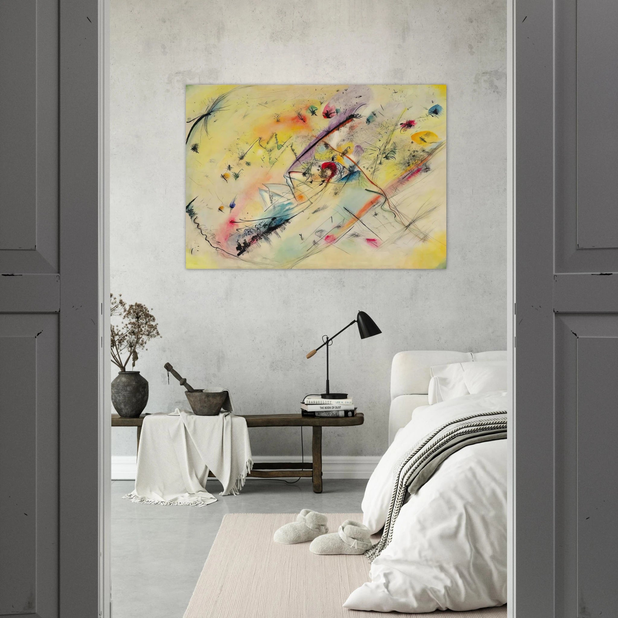 BRIGHT PICTURE 1913 - Wassily Kandinsky Art Print - A0 (84.1 x 118.9  cm) / 33.1 × 46.8 inches | Wassily Kandinsky Poster | Wassily Kandinsky Prints