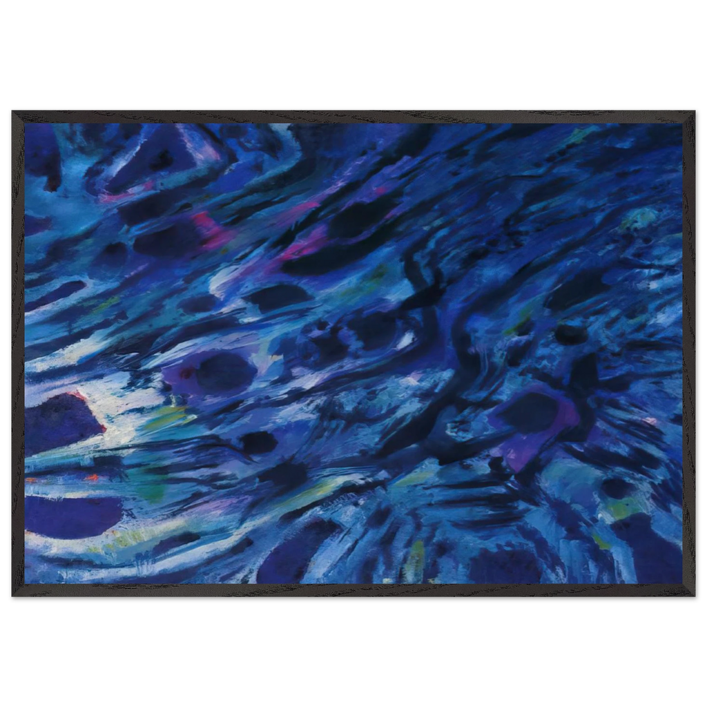 Eaux vives - 1979 - Alfred Manessier Framed Art Print - 70x100 cm / 28x40 inches | Alfred Manessier Framed Poster | Alfred Manessier Framed prints