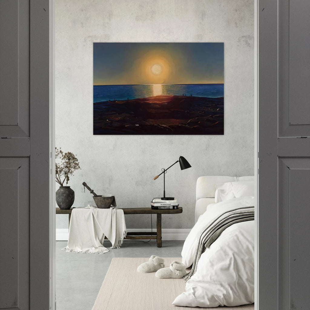 Calm and Free Maine Coast - Rockwell Kent Art Print - A0 (84.1 x 118.9  cm) / 33.1 × 46.8 inches | Rockwell Kent Poster | Rockwell Kent Prints