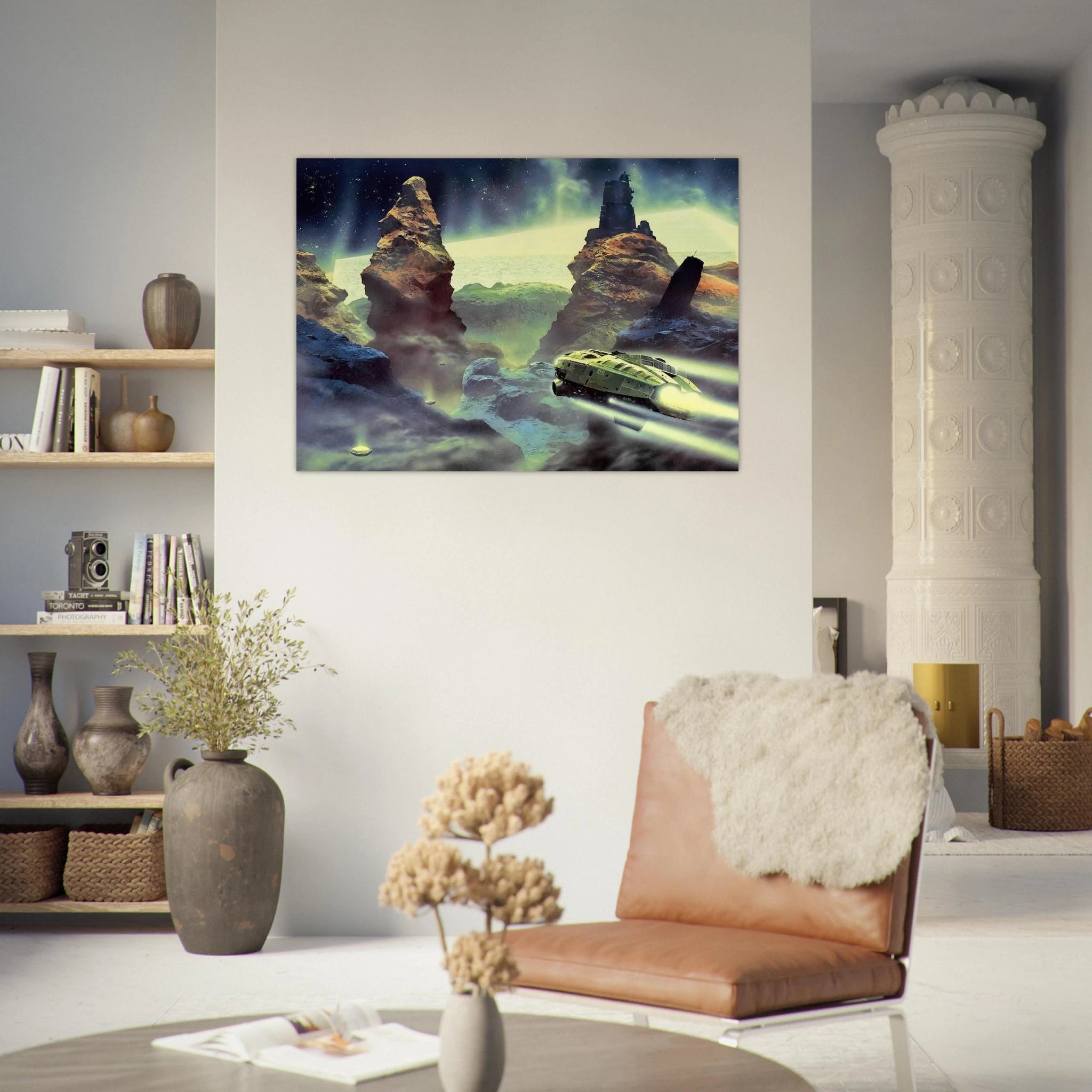 Chris Foss - Chris Foss Art Print - A0 (84.1 x 118.9  cm) / 33.1 × 46.8 inches | Chris Foss Poster | Chris Foss Prints