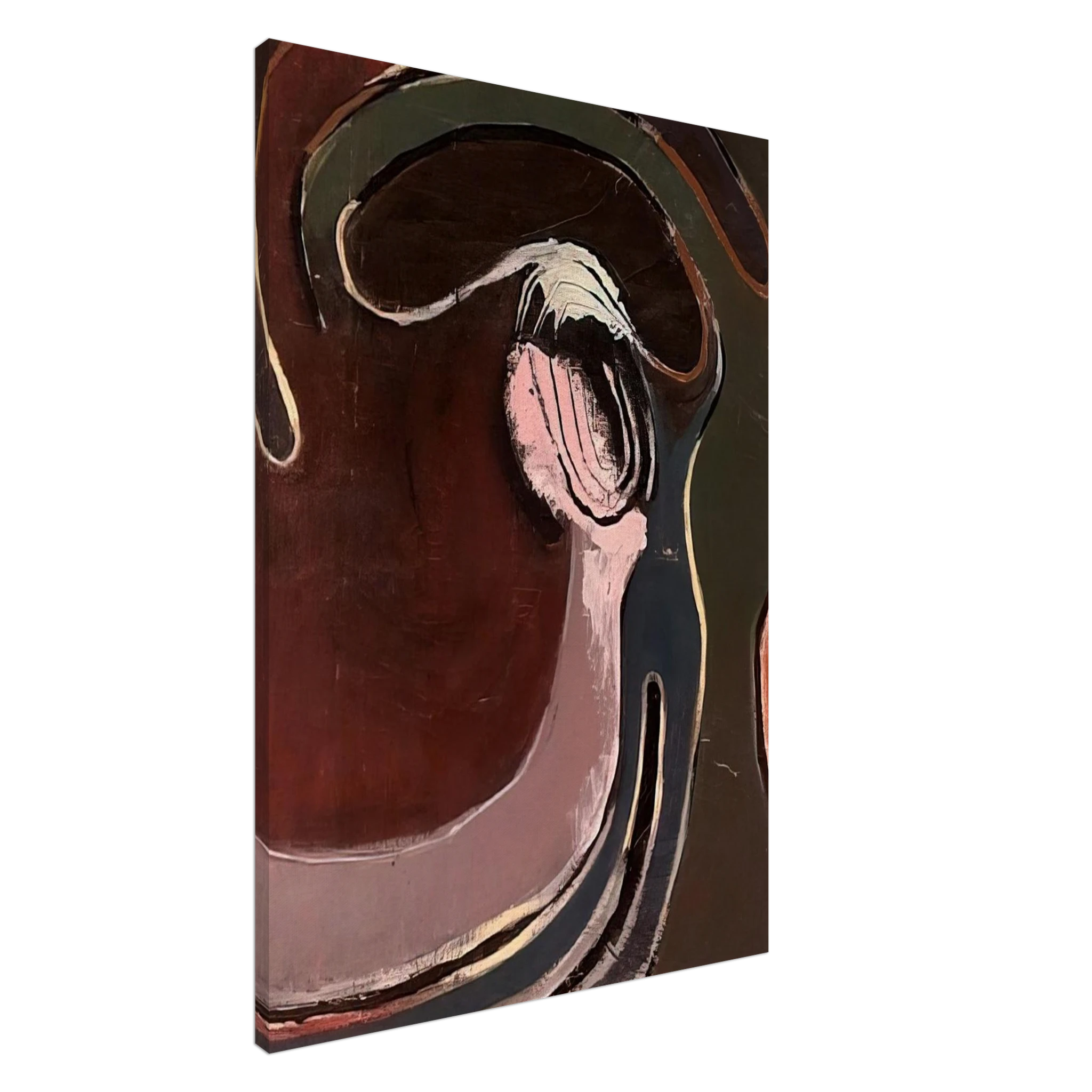 1 August 1948 - 1948 - Frank Lobdell Canvas - 70x100 cm / 28x40 inches | Frank Lobdell Wrapped Canvas | Frank Lobdell Wall Art