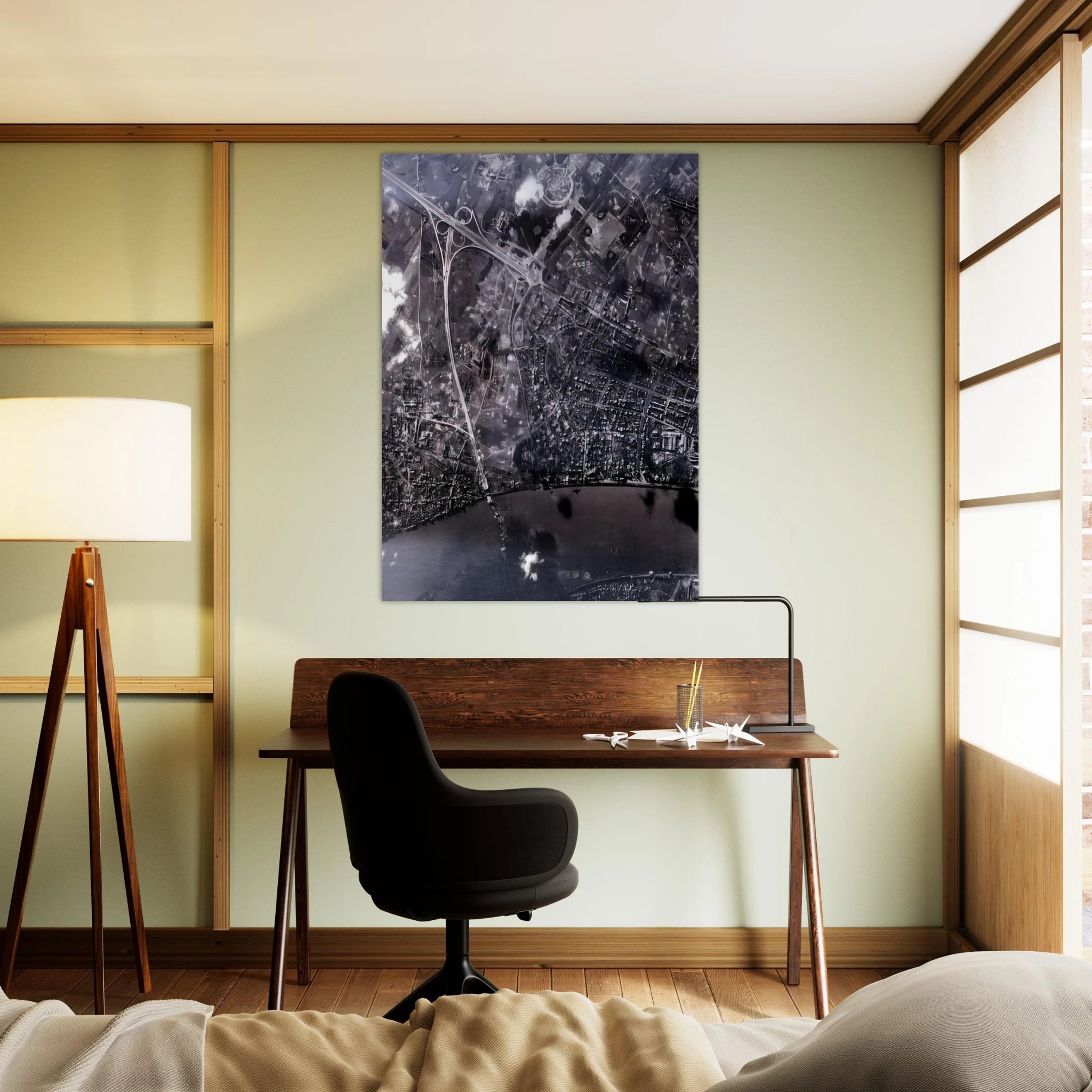 14 FEB 45 2002 - Gerhard Richter Art Print - A0 (84.1 x 118.9  cm) / 33.1 × 46.8 inches | Gerhard Richter Poster | Gerhard Richter Prints