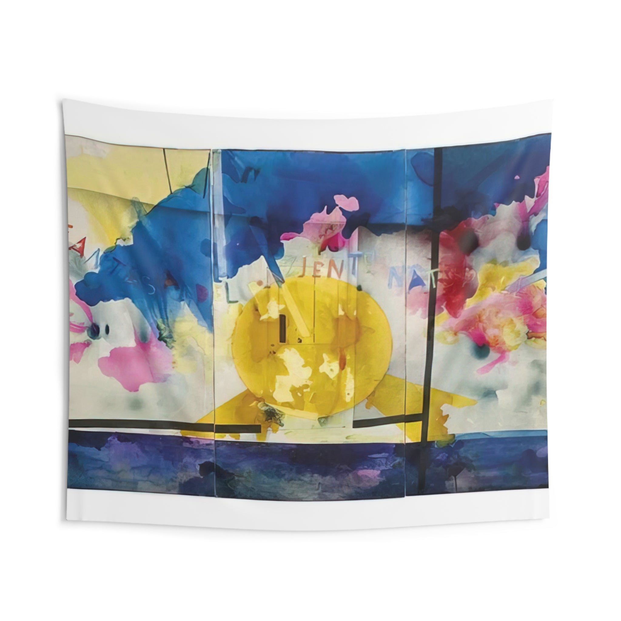 Fantasy of the Natural Patient - 1970 By Mario Schifano Tapestry | Mario Schifano Large Tapestry Art