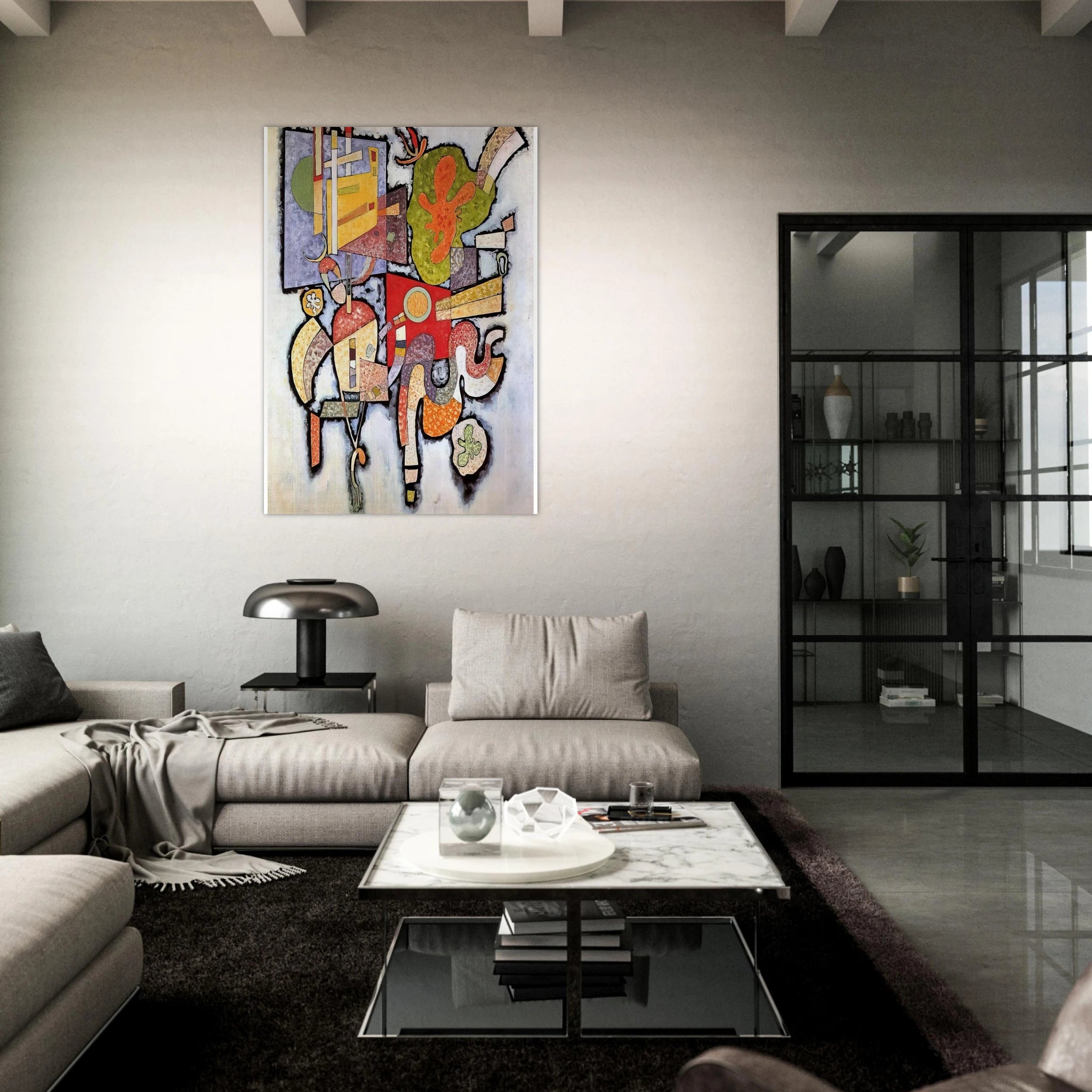 COMPLEX SIMPLE 1939 - Wassily Kandinsky Art Print - A0 (84.1 x 118.9  cm) / 33.1 × 46.8 inches | Wassily Kandinsky Poster | Wassily Kandinsky Prints