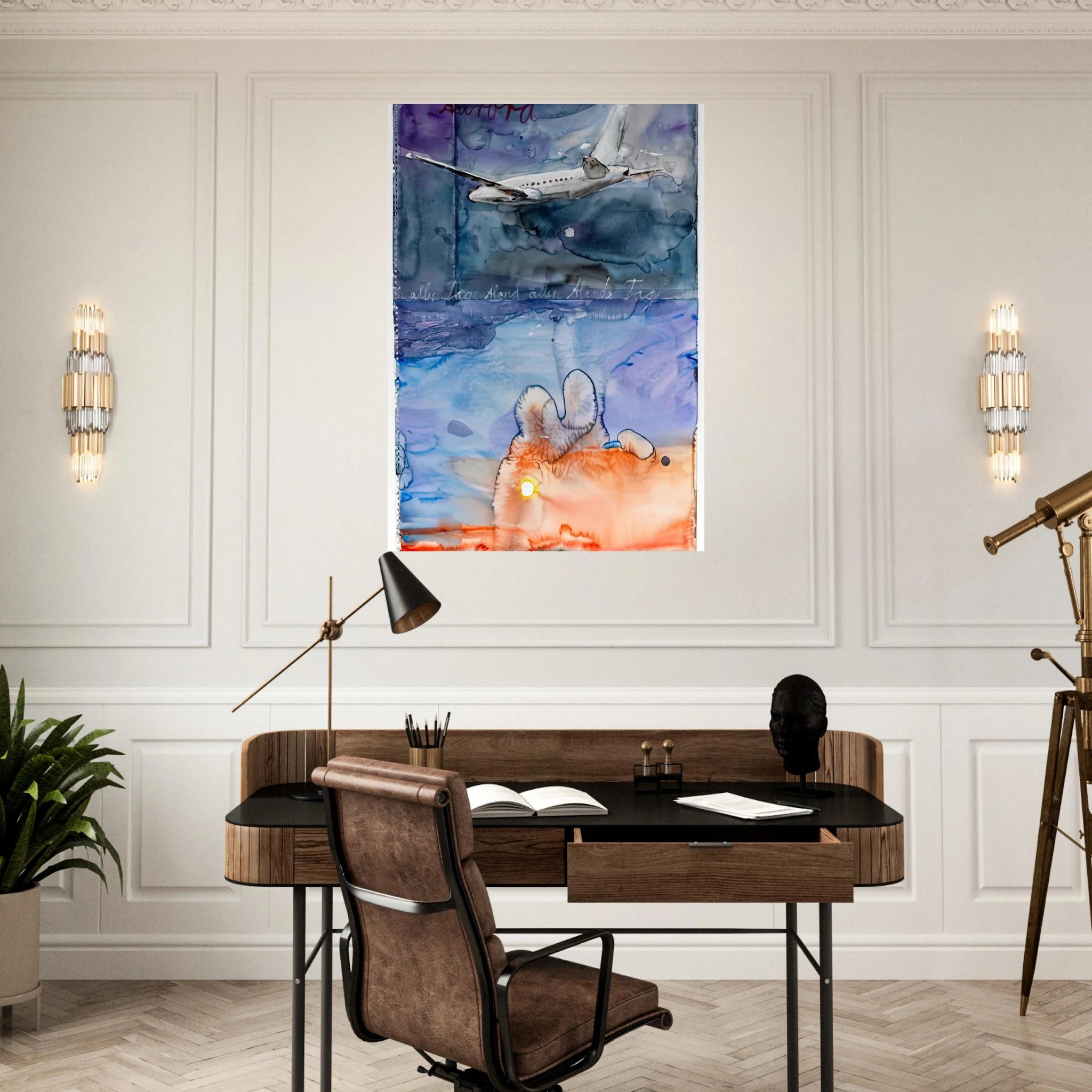 AURORA 2013 - Anselm Kiefer Art Print - A0 (84.1 x 118.9  cm) / 33.1 × 46.8 inches | Anselm Kiefer Poster | Anselm Kiefer Prints