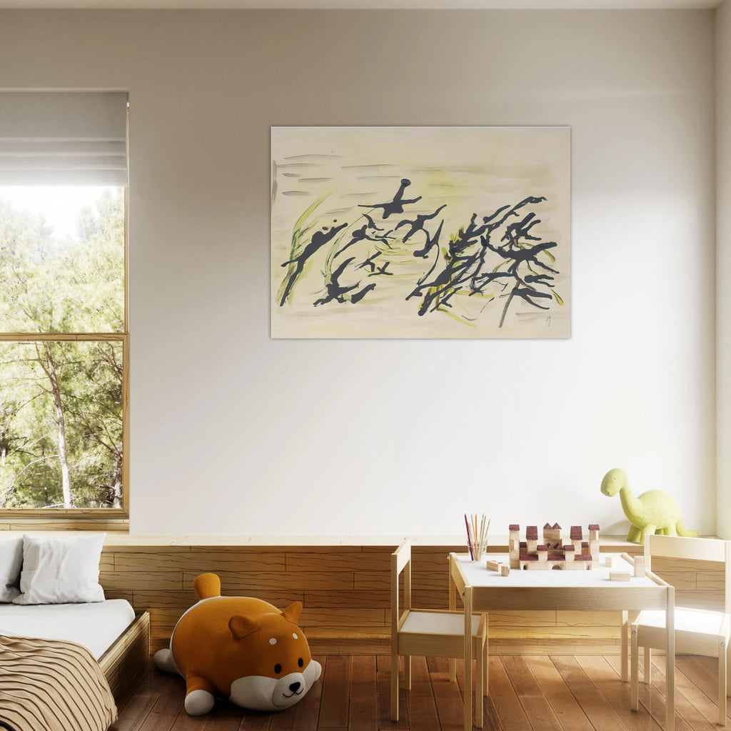 Composition - Surrealism, Tachisme - Henri Michaux Art Print - A0 (84.1 x 118.9  cm) / 33.1 × 46.8 inches | Henri Michaux Poster | Henri Michaux Prints