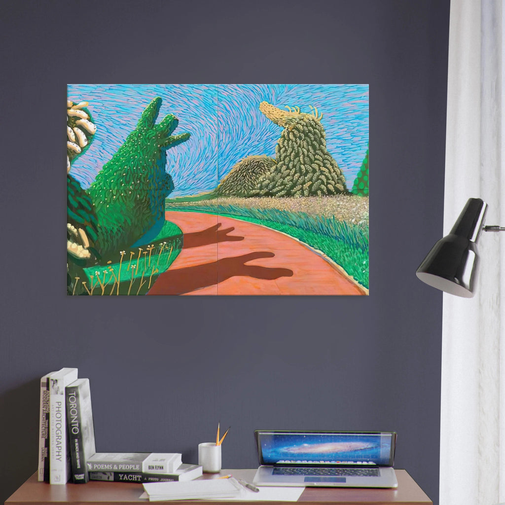 David Hockney - David Hockney Canvas - 70x100 cm / 28x40 inches | David Hockney Wrapped Canvas | David Hockney Wall Art