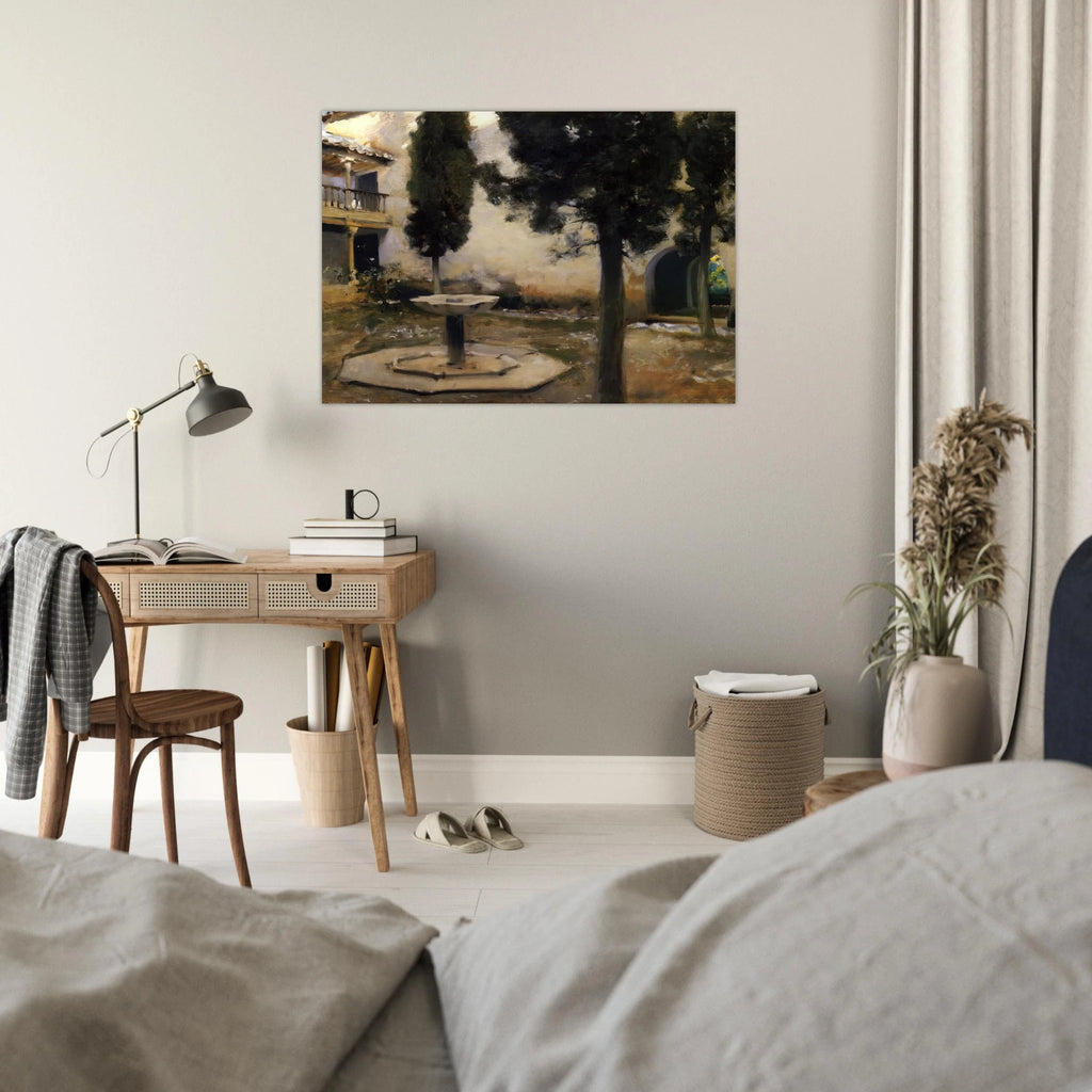 Alhambra, Patio de la Reja - John Singer Sargent Art Print - A0 (84.1 x 118.9  cm) / 33.1 × 46.8 inches | John Singer Sargent Poster | John Singer Sargent Prints