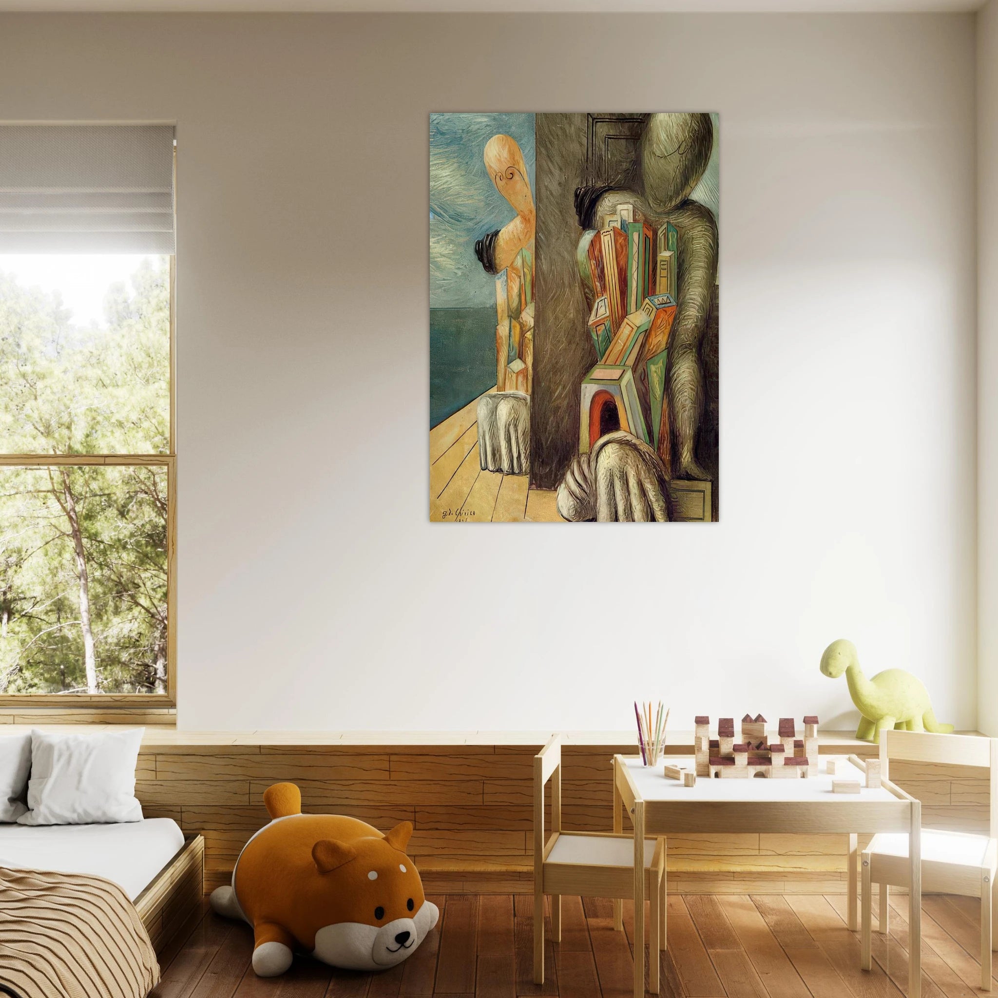 ARCHAEOLOGISTS 1926 - Giorgio de Chirico Art Print - A0 (84.1 x 118.9  cm) / 33.1 × 46.8 inches | Giorgio de Chirico Poster | Giorgio de Chirico Prints