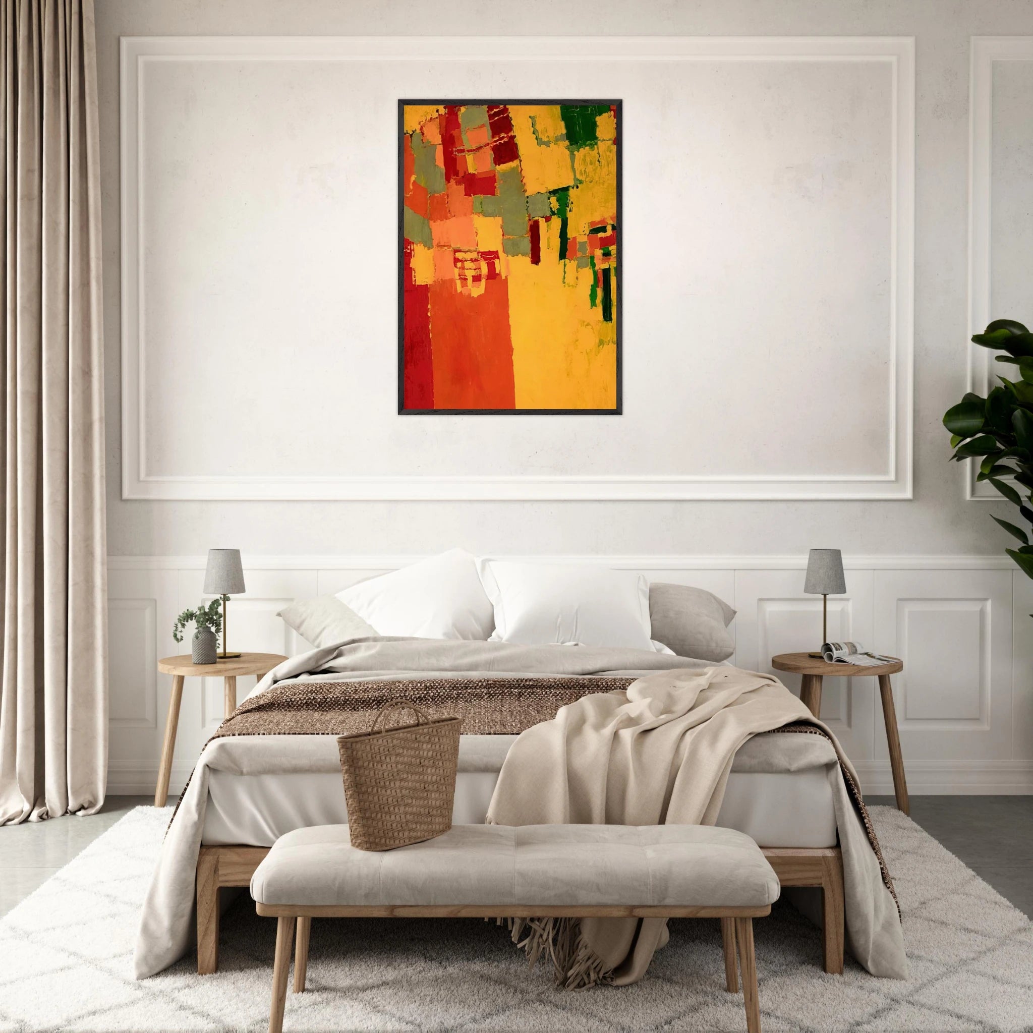 27 October 1949 - 1949 - Frank Lobdell Framed Art Print - 70x100 cm / 28x40 inches | Frank Lobdell Framed Poster | Frank Lobdell Framed prints