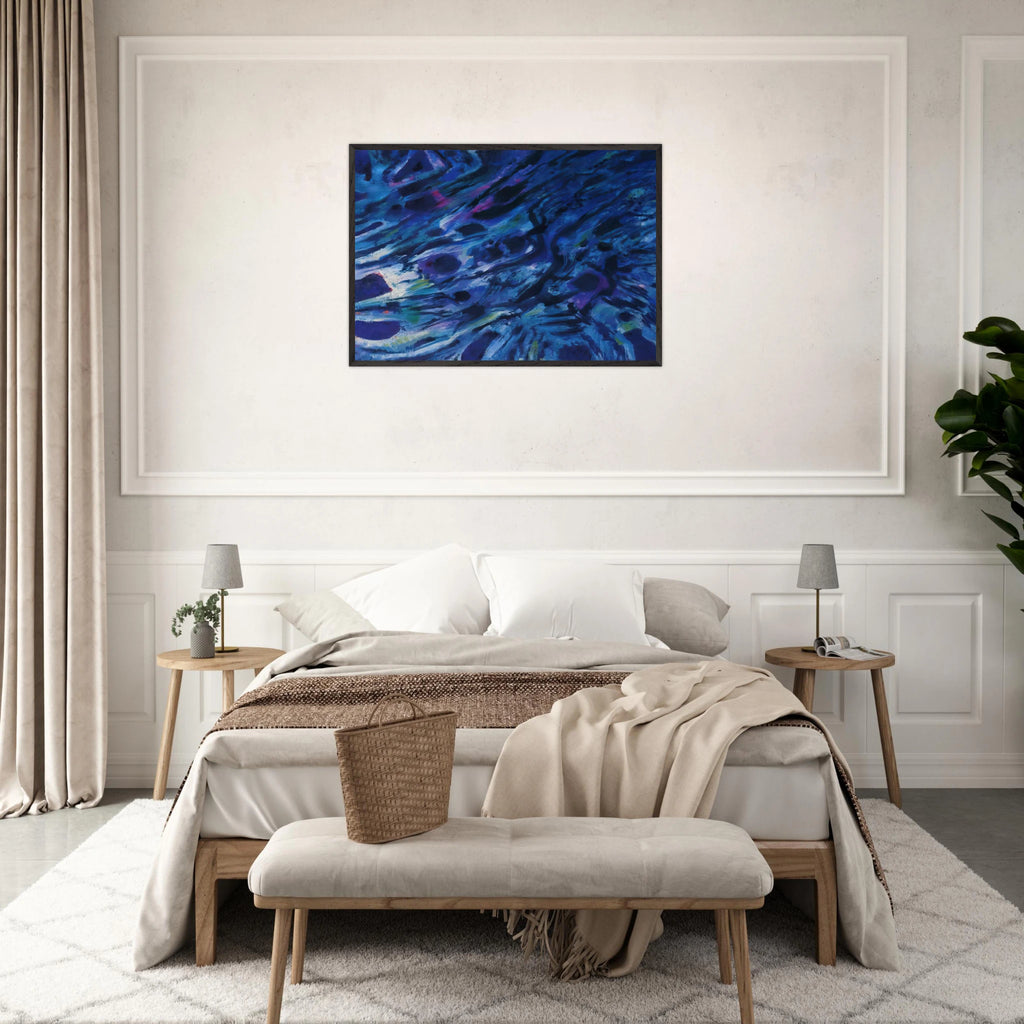 Eaux vives - 1979 - Alfred Manessier Framed Art Print - 70x100 cm / 28x40 inches | Alfred Manessier Framed Poster | Alfred Manessier Framed prints