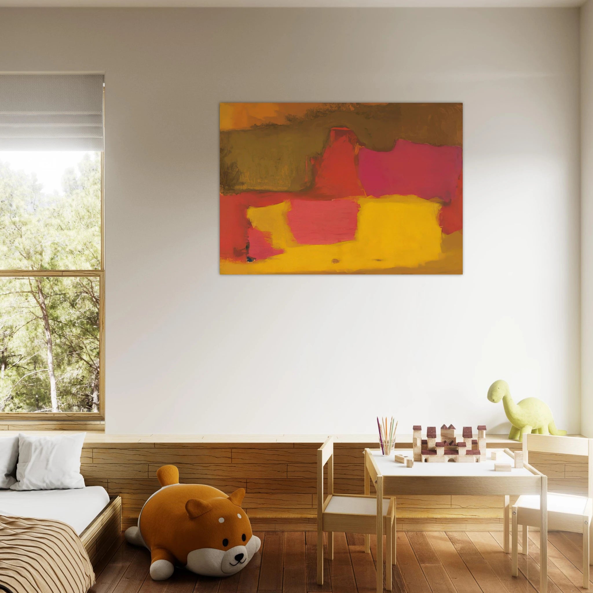 AWAY 1964 - Esteban Vicente Art Print - A0 (84.1 x 118.9  cm) / 33.1 × 46.8 inches | Esteban Vicente Poster | Esteban Vicente Prints