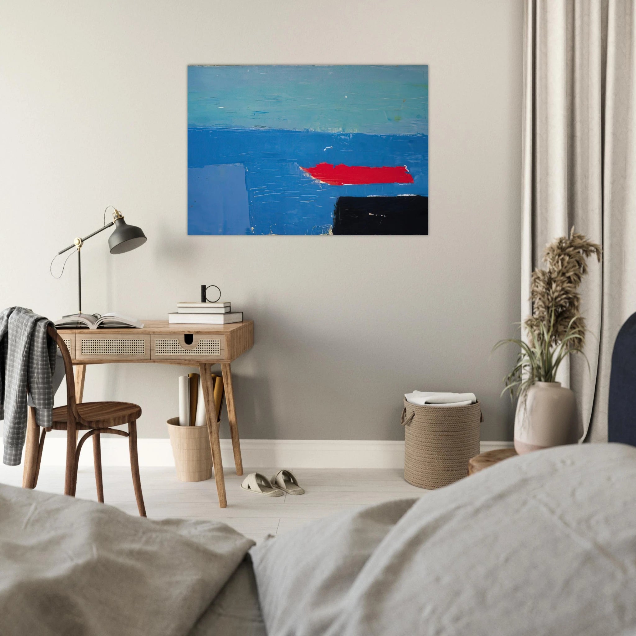 Bâteau - Lyrical Abstraction - Nicolas de Stael Art Print - A0 (84.1 x 118.9  cm) / 33.1 × 46.8 inches | Nicolas de Stael Poster | Nicolas de Stael Prints