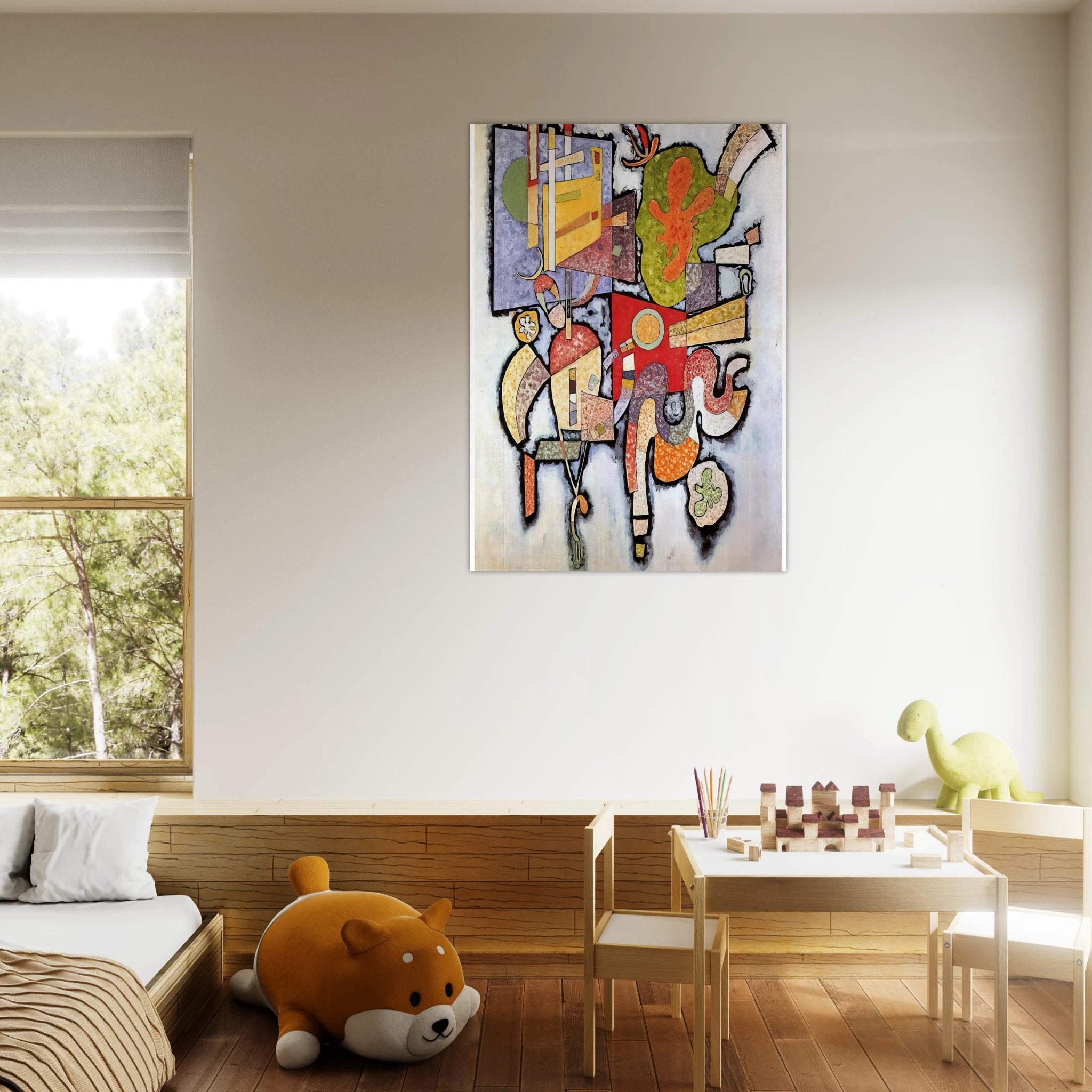 COMPLEX SIMPLE 1939 - Wassily Kandinsky Art Print - A0 (84.1 x 118.9  cm) / 33.1 × 46.8 inches | Wassily Kandinsky Poster | Wassily Kandinsky Prints