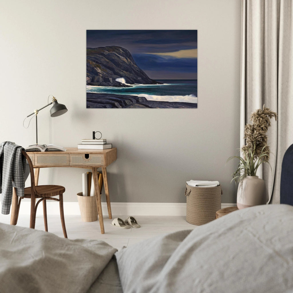 Brewing Storm, Monhegan - Rockwell Kent Art Print - A0 (84.1 x 118.9  cm) / 33.1 × 46.8 inches | Rockwell Kent Poster | Rockwell Kent Prints