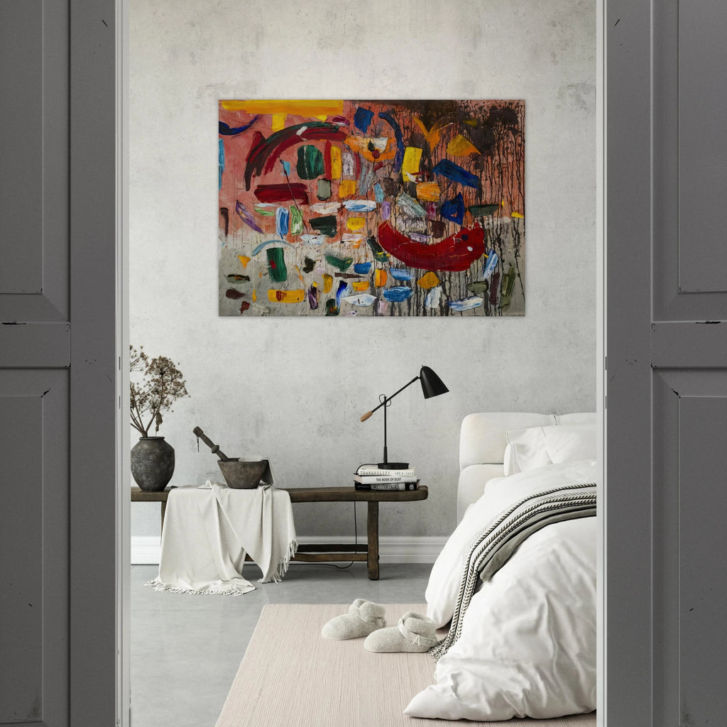 ABSTRACT 1957 - Taro Yamamoto Art Print - A0 (84.1 x 118.9  cm) / 33.1 × 46.8 inches | Taro Yamamoto Poster | Taro Yamamoto Prints