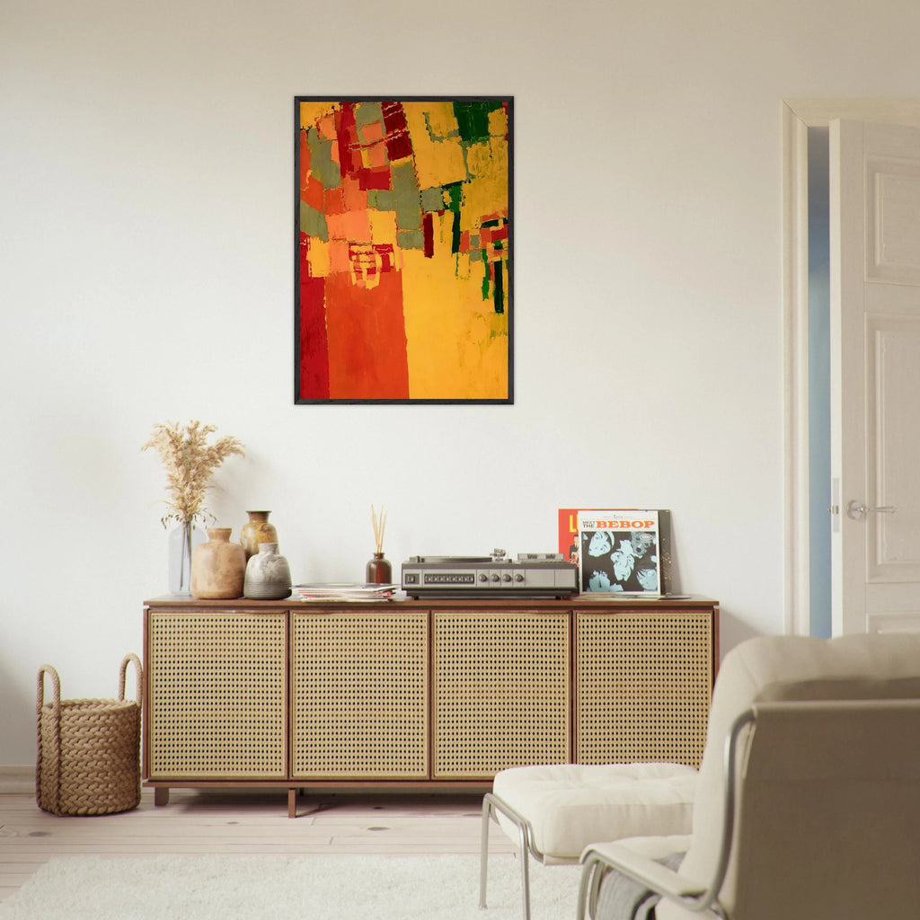 27 October 1949 - 1949 - Frank Lobdell Framed Art Print - 70x100 cm / 28x40 inches | Frank Lobdell Framed Poster | Frank Lobdell Framed prints