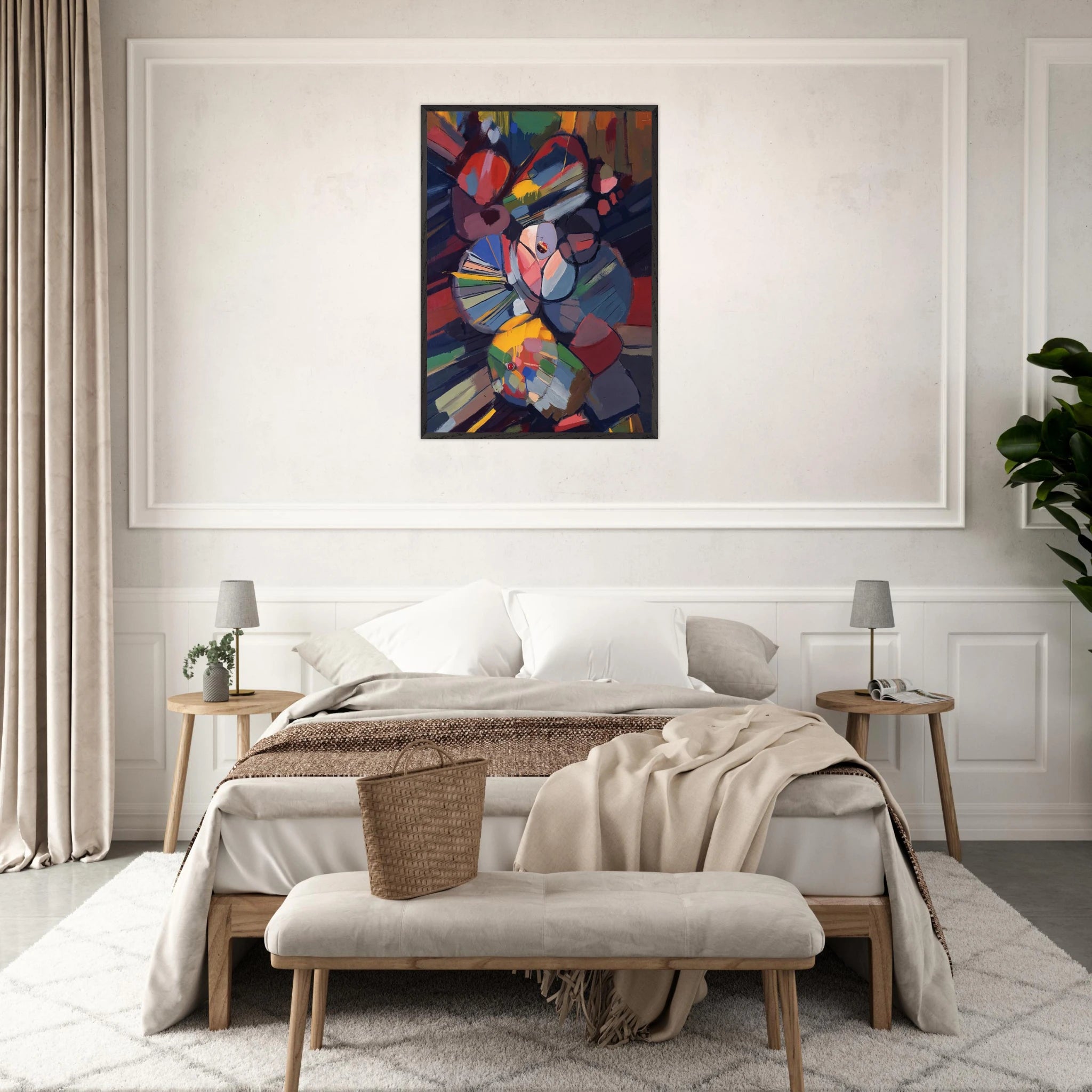 Crystalline - 1975 - Gebre Kristos Desta Framed Art Print - 70x100 cm / 28x40 inches | Gebre Kristos Desta Framed Poster | Gebre Kristos Desta Framed prints