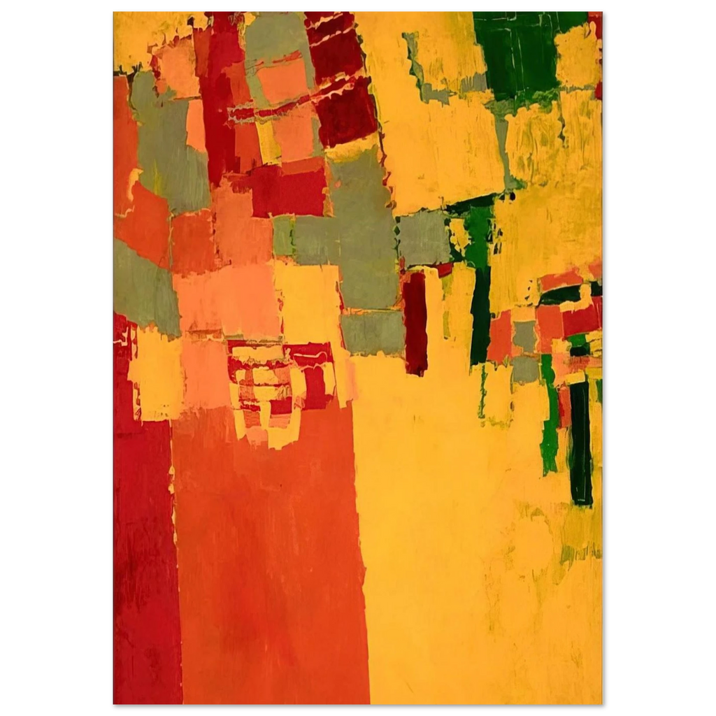 27 October 1949 - 1949 - Frank Lobdell Art Print - A0 (84.1 x 118.9  cm) / 33.1 × 46.8 inches | Frank Lobdell Poster | Frank Lobdell Prints