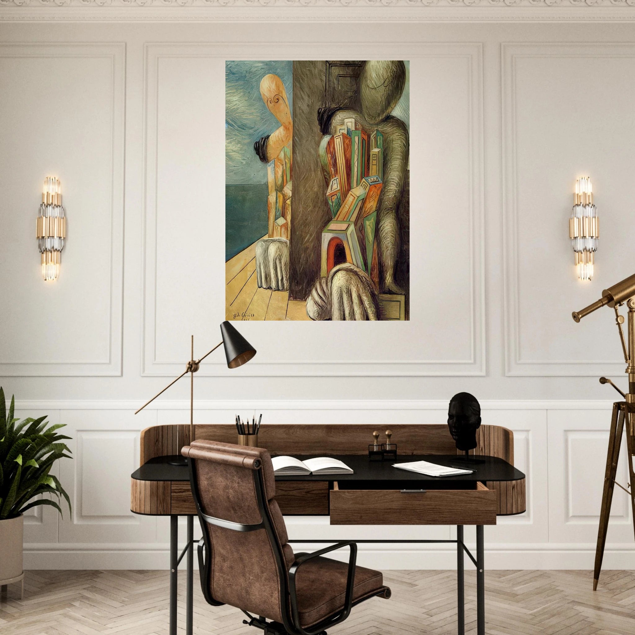 ARCHAEOLOGISTS 1926 - Giorgio de Chirico Art Print - A0 (84.1 x 118.9  cm) / 33.1 × 46.8 inches | Giorgio de Chirico Poster | Giorgio de Chirico Prints