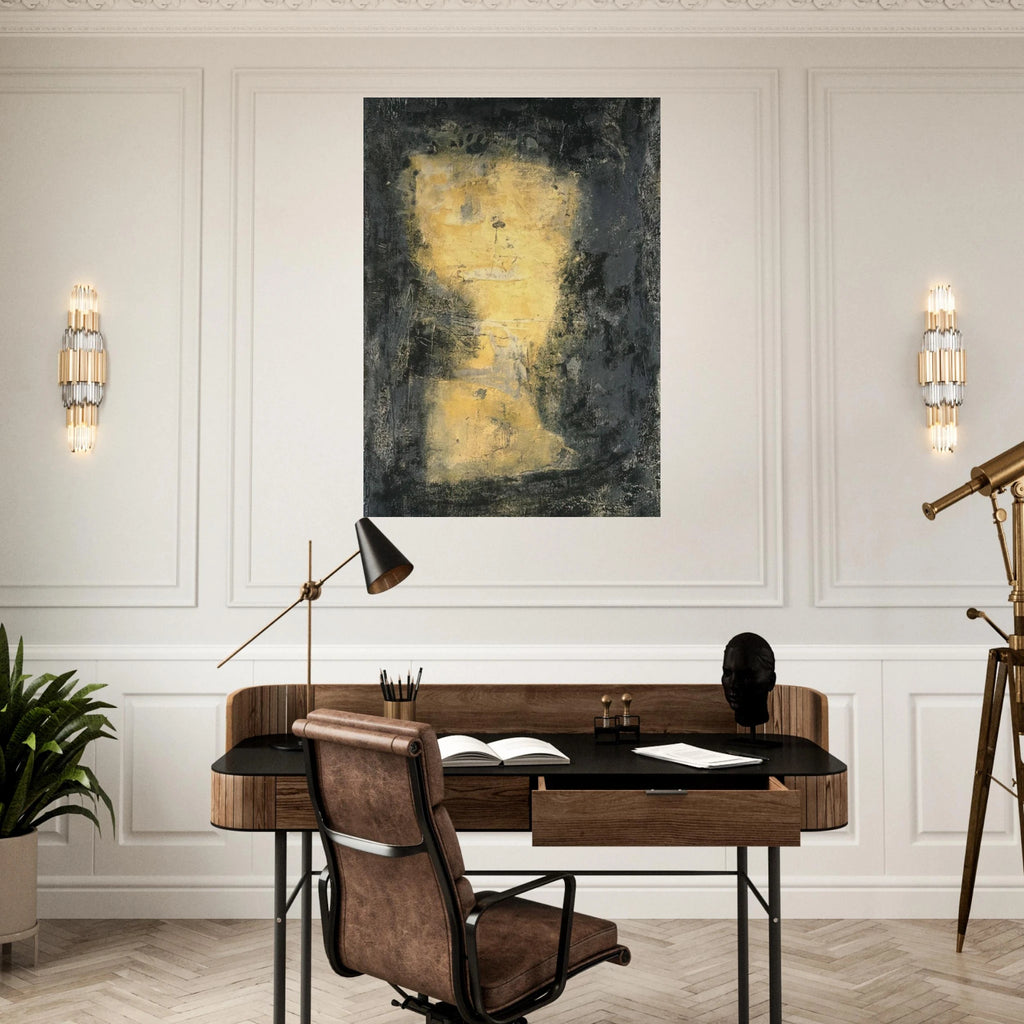 Bolo - Tachisme - Emil Schumacher Art Print - A0 (84.1 x 118.9  cm) / 33.1 × 46.8 inches | Emil Schumacher Poster | Emil Schumacher Prints