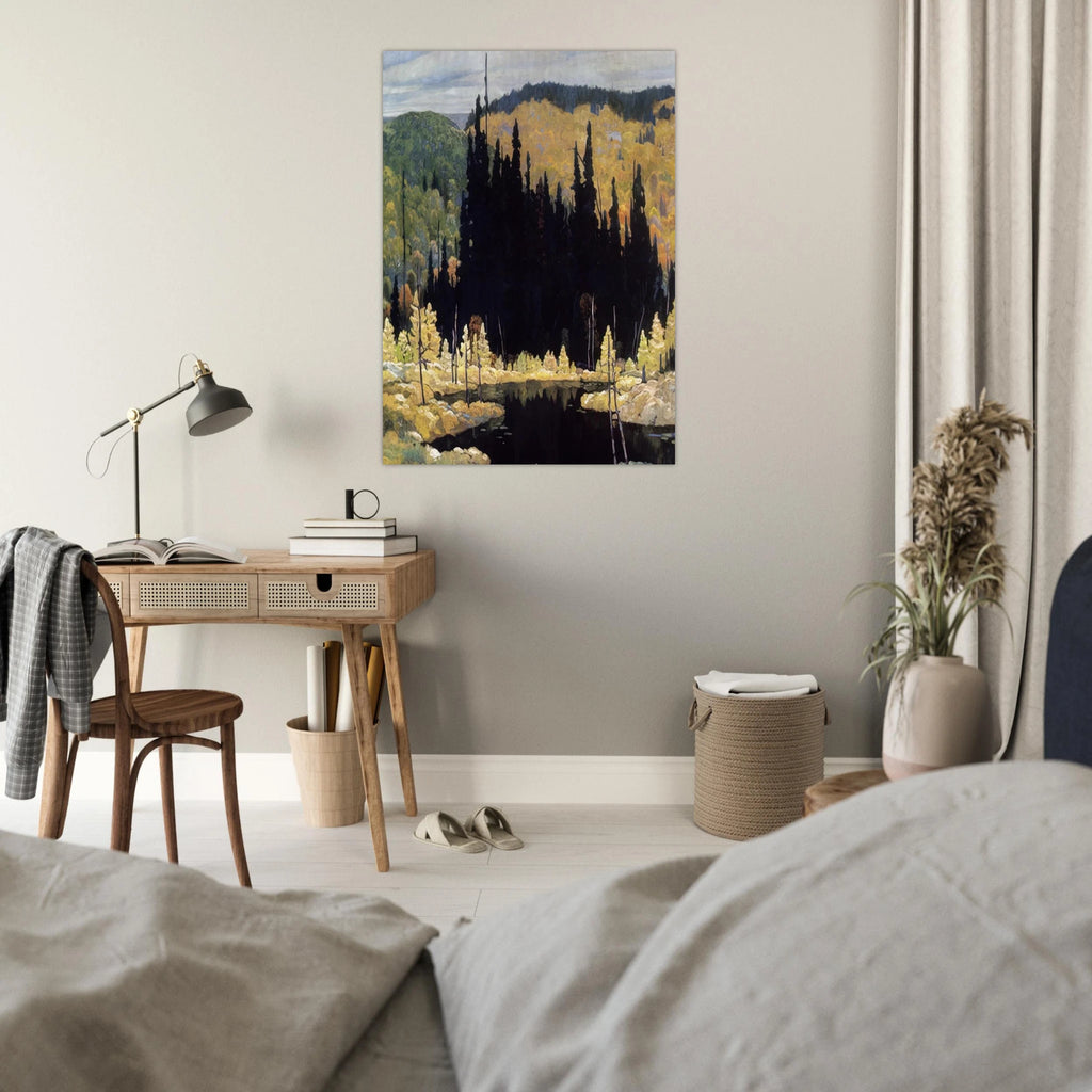 Autumn, Algoma - Art Nouveau Modern - Frank Johnston Art Print - A0 (84.1 x 118.9  cm) / 33.1 × 46.8 inches | Frank Johnston Poster | Frank Johnston Prints