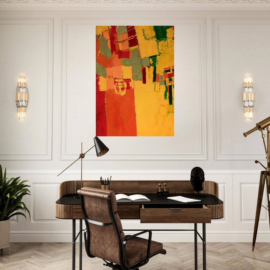 27 October 1949 - 1949 - Frank Lobdell Art Print - A0 (84.1 x 118.9  cm) / 33.1 × 46.8 inches | Frank Lobdell Poster | Frank Lobdell Prints