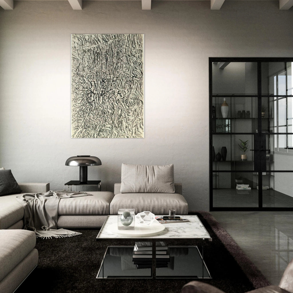 DESSIN MESCALINIEN 1958 - Henri Michaux Art Print - A0 (84.1 x 118.9  cm) / 33.1 × 46.8 inches | Henri Michaux Poster | Henri Michaux Prints