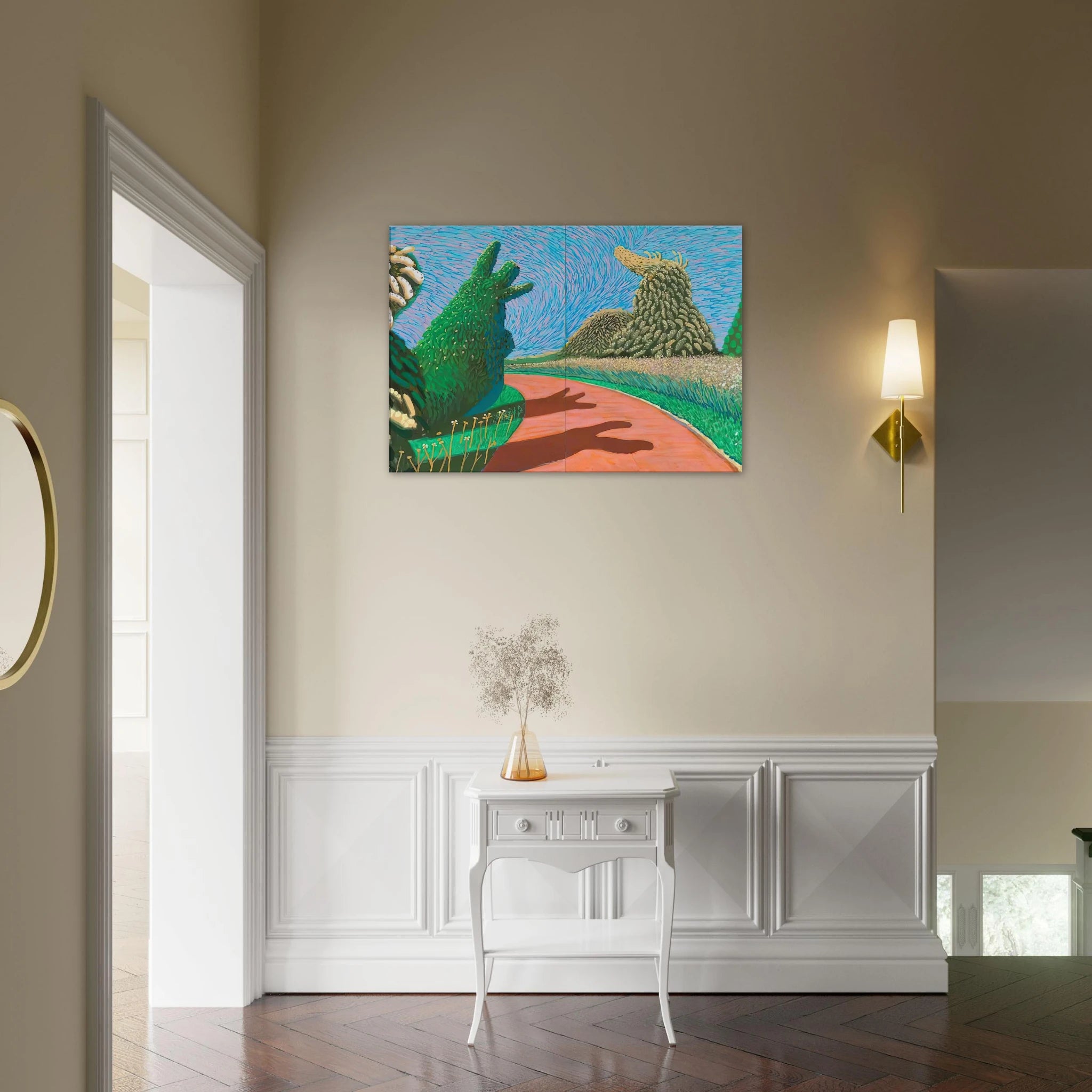 David Hockney - David Hockney Canvas - 70x100 cm / 28x40 inches | David Hockney Wrapped Canvas | David Hockney Wall Art