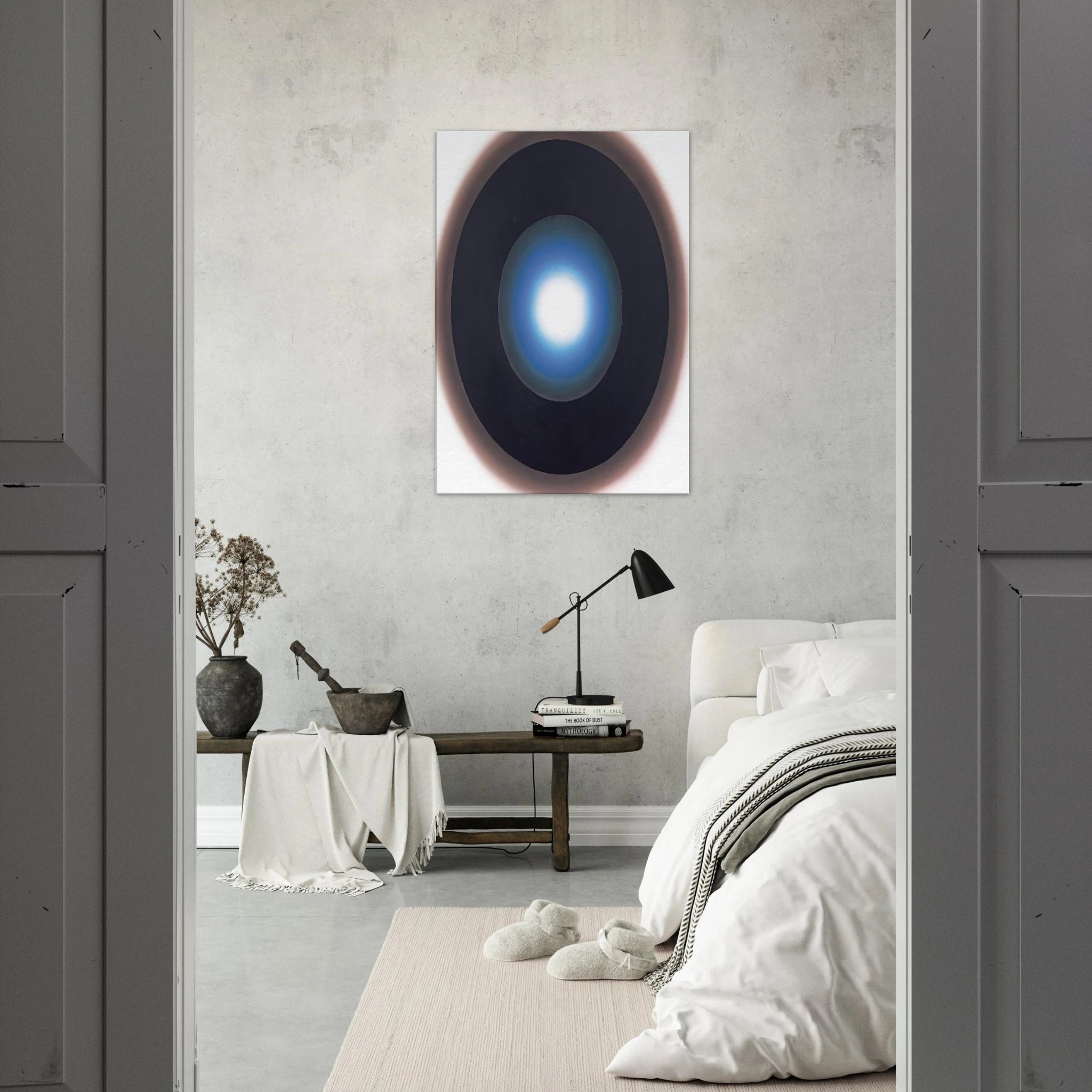 #14 - 1964 - Wojciech Fangor Canvas - 70x100 cm / 28x40 inches | Wojciech Fangor Wrapped Canvas | Wojciech Fangor Wall Art