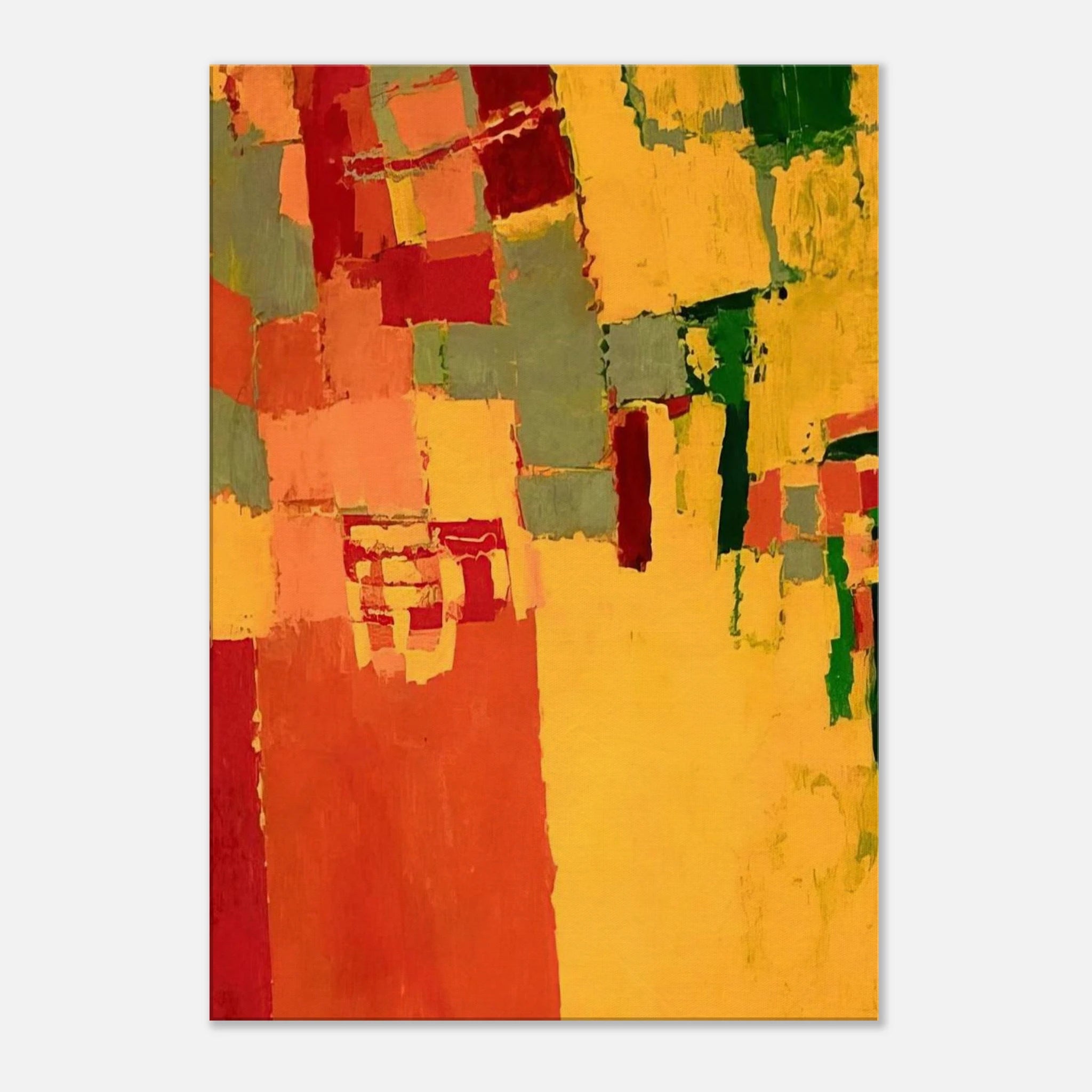 27 October 1949 - 1949 - Frank Lobdell Canvas - 70x100 cm / 28x40 inches | Frank Lobdell Wrapped Canvas | Frank Lobdell Wall Art