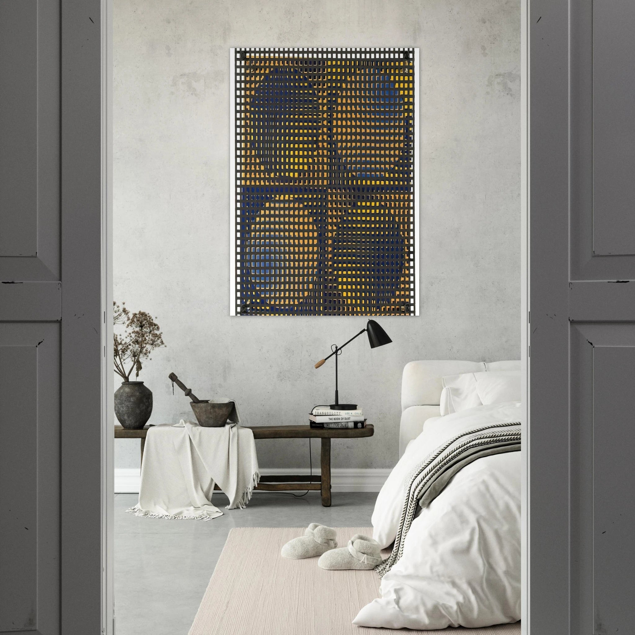 4 - cuadrados 4 - círculos - Op Art - Antonio Asis Art Print - A0 (84.1 x 118.9  cm) / 33.1 × 46.8 inches | Antonio Asis Poster | Antonio Asis Prints