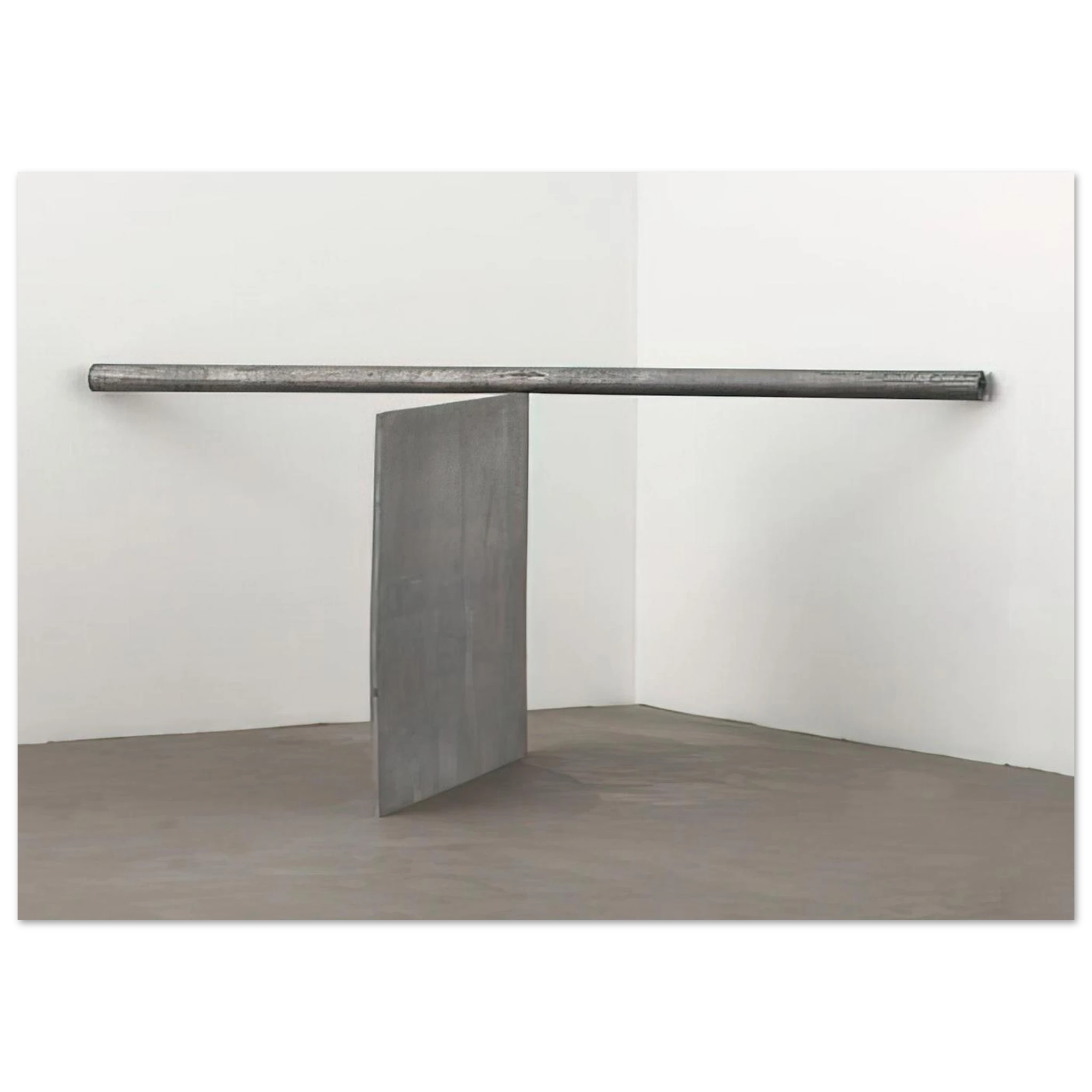 EQUAL CORNER PROP PIECE 1970 - Richard Serra Art Print - A0 (84.1 x 118.9  cm) / 33.1 × 46.8 inches | Richard Serra Poster | Richard Serra Prints