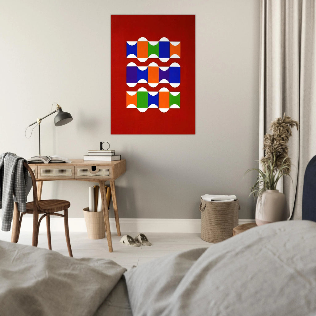 Anti-corpi cilindrici - 2006 - Tomas Maldonado Art Print - A0 (84.1 x 118.9  cm) / 33.1 × 46.8 inches | Tomas Maldonado Poster | Tomas Maldonado Prints