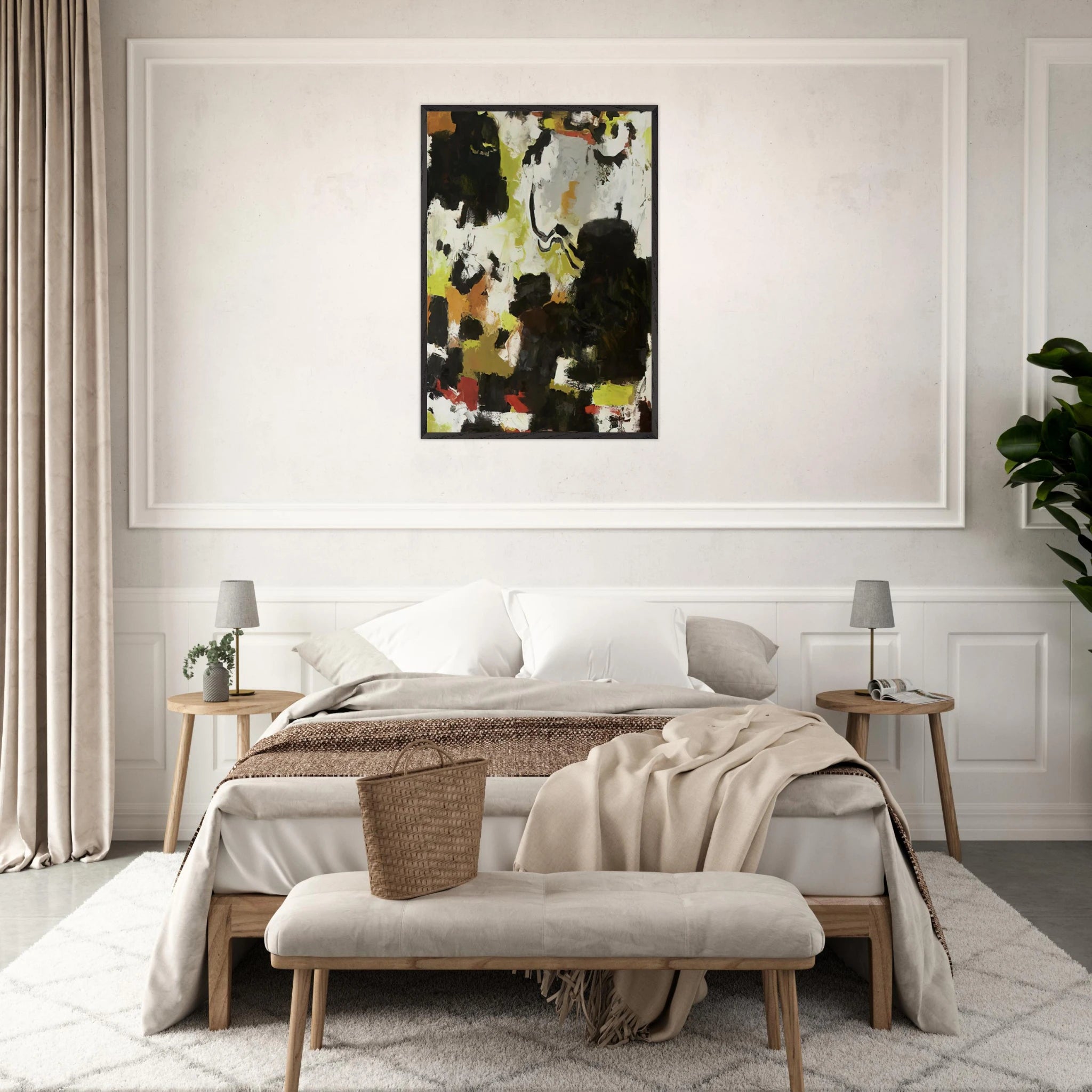 1 January 1949 - 1949 - Frank Lobdell Framed Art Print - 70x100 cm / 28x40 inches | Frank Lobdell Framed Poster | Frank Lobdell Framed prints