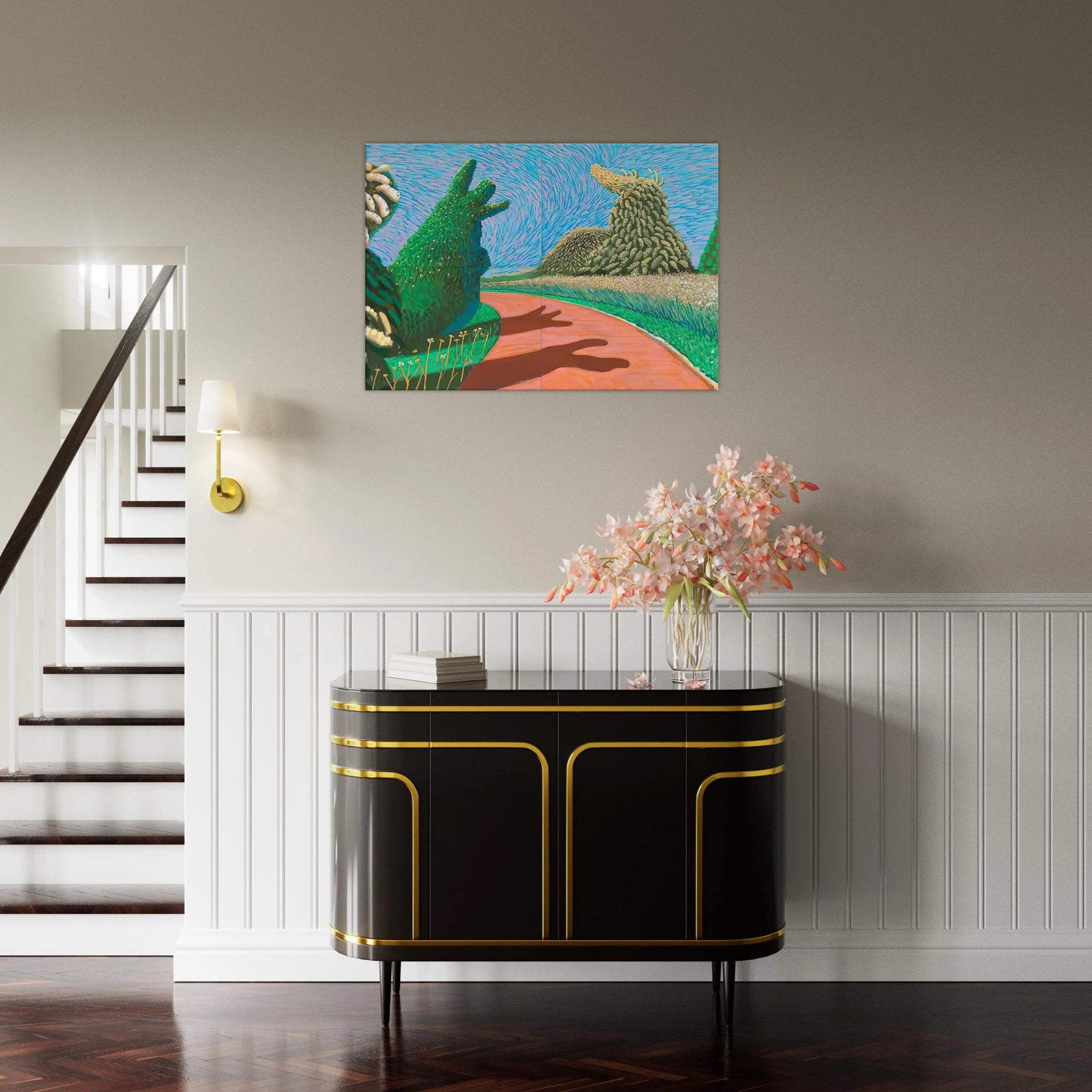 David Hockney - David Hockney Canvas - 70x100 cm / 28x40 inches | David Hockney Wrapped Canvas | David Hockney Wall Art