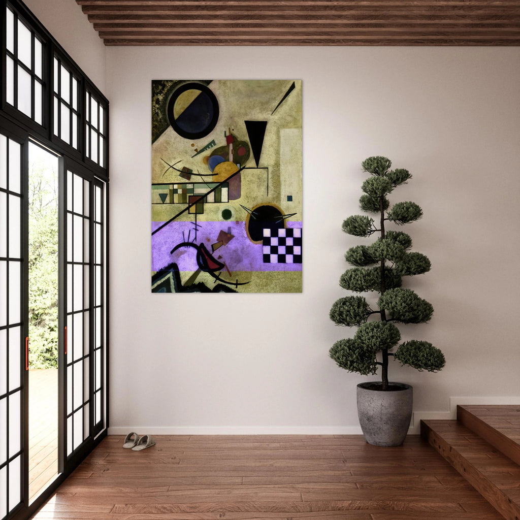 CONTRASTING SOUNDS 1924 - Wassily Kandinsky Art Print - A0 (84.1 x 118.9  cm) / 33.1 × 46.8 inches | Wassily Kandinsky Poster | Wassily Kandinsky Prints