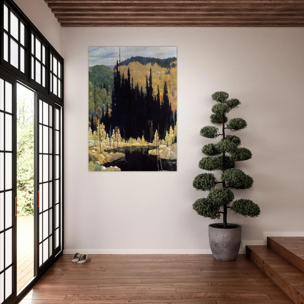 Autumn, Algoma - Art Nouveau Modern - Frank Johnston Art Print - A0 (84.1 x 118.9  cm) / 33.1 × 46.8 inches | Frank Johnston Poster | Frank Johnston Prints