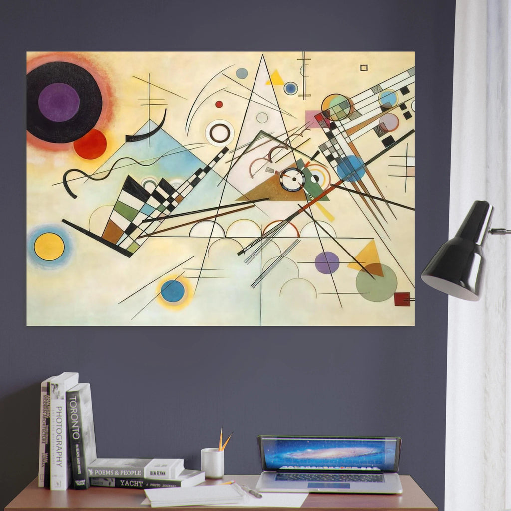 COMPOSITION VIII 1923 - Wassily Kandinsky Art Print - A0 (84.1 x 118.9  cm) / 33.1 × 46.8 inches | Wassily Kandinsky Poster | Wassily Kandinsky Prints