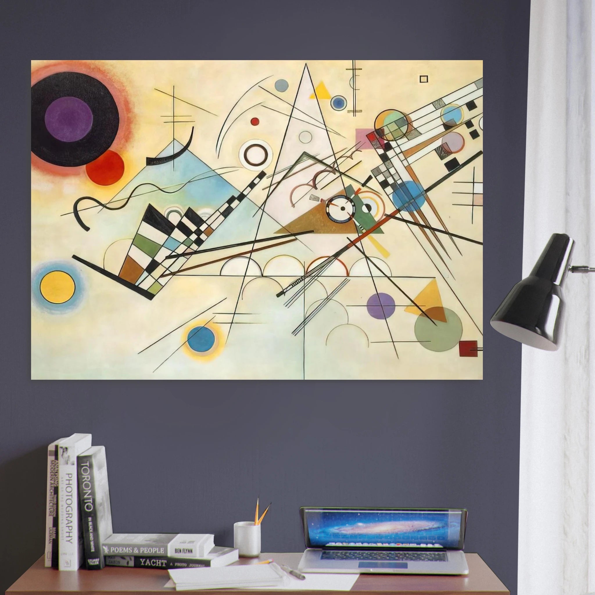 COMPOSITION VIII 1923 - Wassily Kandinsky Art Print - A0 (84.1 x 118.9  cm) / 33.1 × 46.8 inches | Wassily Kandinsky Poster | Wassily Kandinsky Prints
