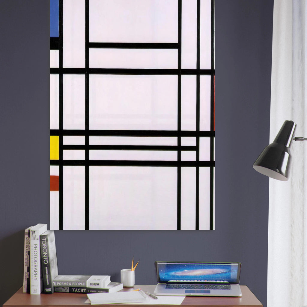 Composition No.10 - Piet Mondrian Art Print - A0 (84.1 x 118.9  cm) / 33.1 × 46.8 inches | Piet Mondrian Poster | Piet Mondrian Prints