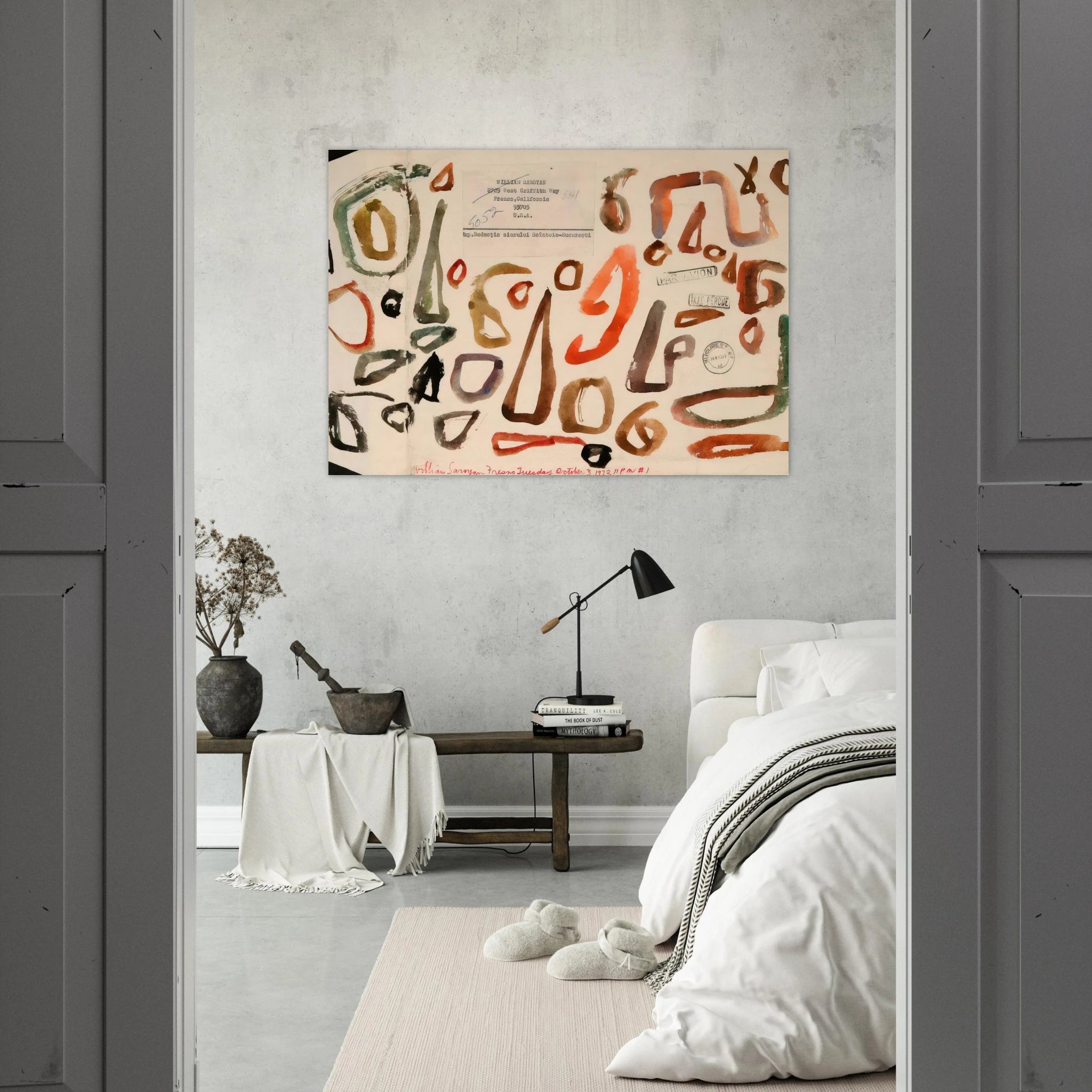 # 1 October 3 1972 - 1972 - William Saroyan Art Print - A0 (84.1 x 118.9  cm) / 33.1 × 46.8 inches | William Saroyan Poster | William Saroyan Prints