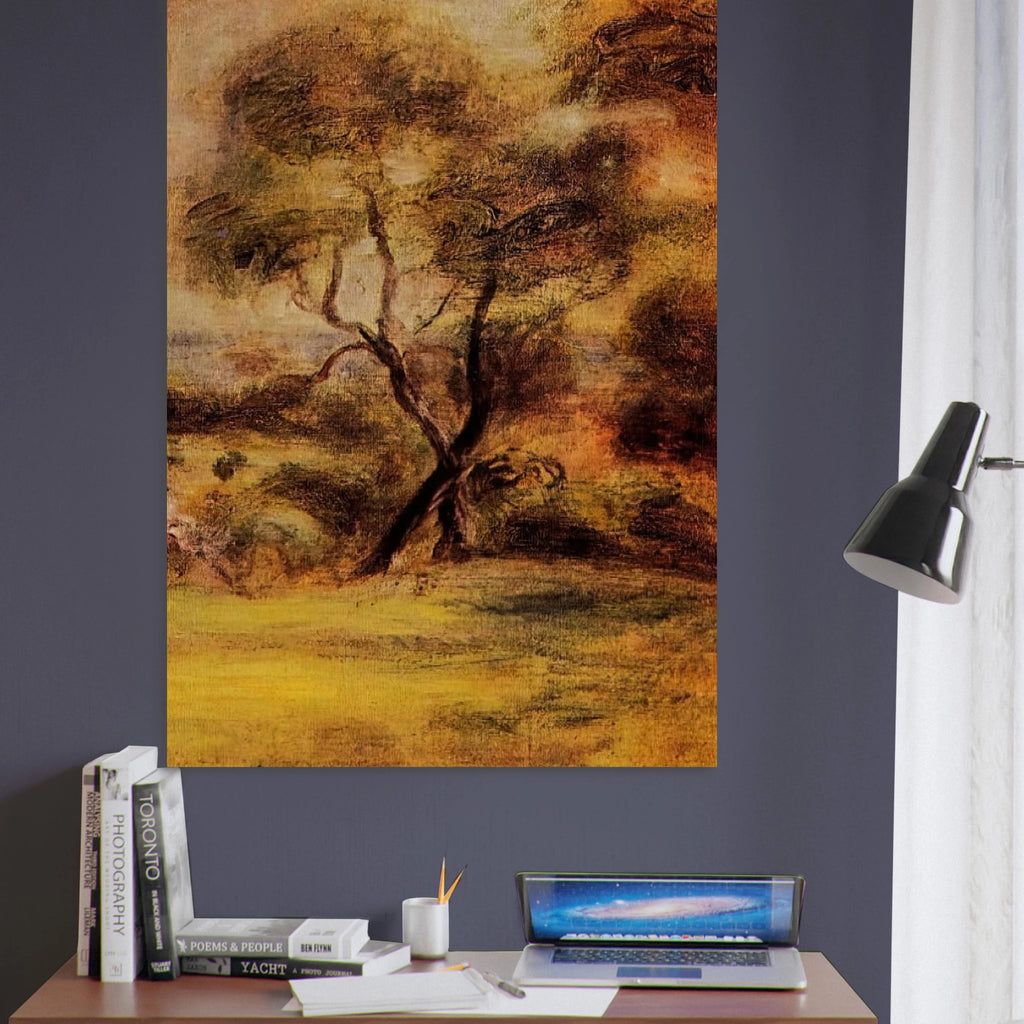 A Walk by the Sea - Pierre-Auguste Renoir Art Print - A0 (84.1 x 118.9  cm) / 33.1 × 46.8 inches | Pierre-Auguste Renoir Poster | Pierre-Auguste Renoir Prints