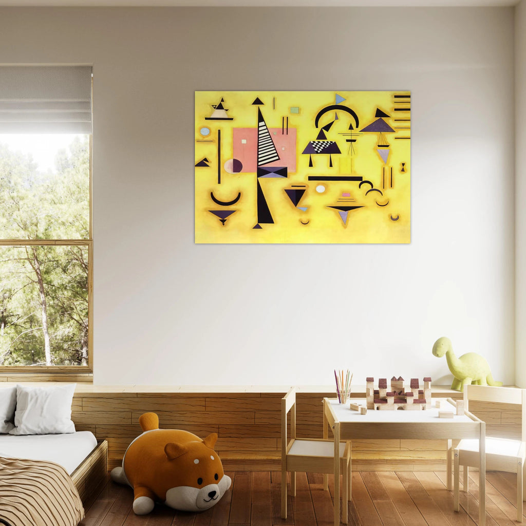 DECISIVE PINK 1932 - Wassily Kandinsky Art Print - A0 (84.1 x 118.9  cm) / 33.1 × 46.8 inches | Wassily Kandinsky Poster | Wassily Kandinsky Prints