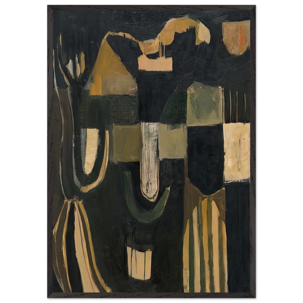 17 February 1948 - 1948 - Frank Lobdell Framed Art Print - 70x100 cm / 28x40 inches | Frank Lobdell Framed Poster | Frank Lobdell Framed prints